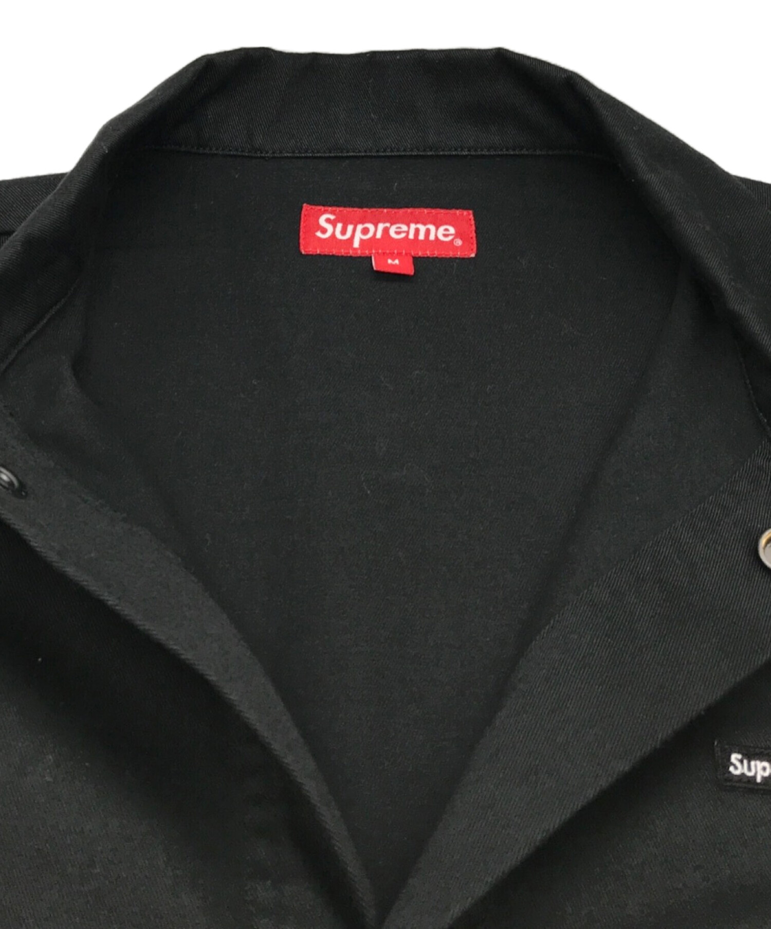 SUPREME (シュプリーム) Small Box Logo Shop Jacke スモールボックスロゴショップジャケット ブラック サイズ:M