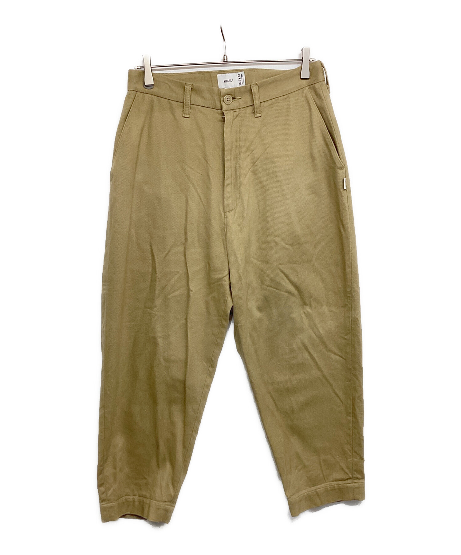 中古・古着通販】WTAPS (ダブルタップス) 22SS UNION TROUSER 221BRDT-PTM04 ユニオントラウザー ベージュ  サイズ:1｜ブランド・古着通販 トレファク公式【TREFAC FASHION】スマホサイト