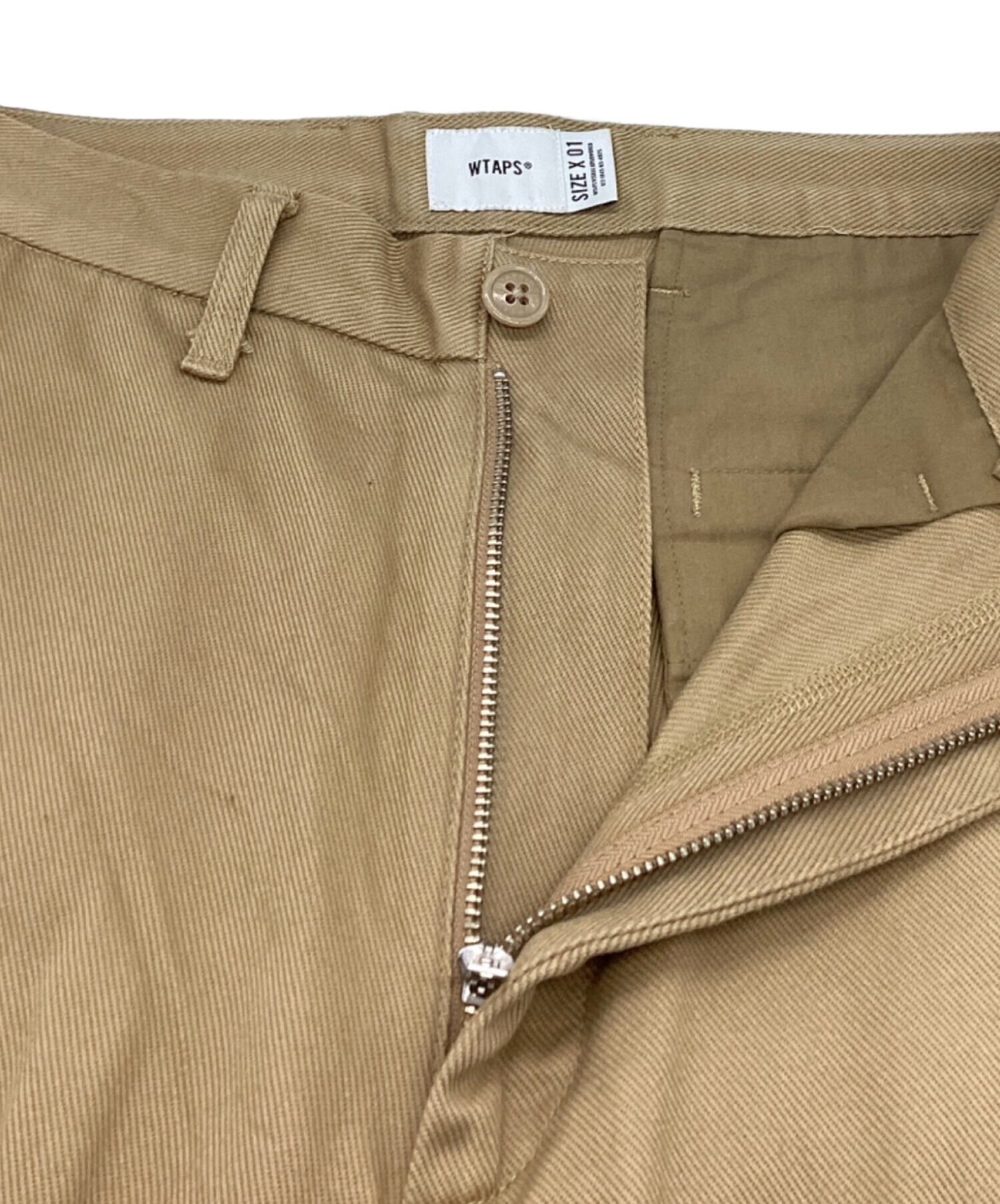 中古・古着通販】WTAPS (ダブルタップス) 22SS UNION TROUSER 221BRDT-PTM04 ユニオントラウザー ベージュ サイズ: 1｜ブランド・古着通販 トレファク公式【TREFAC FASHION】スマホサイト