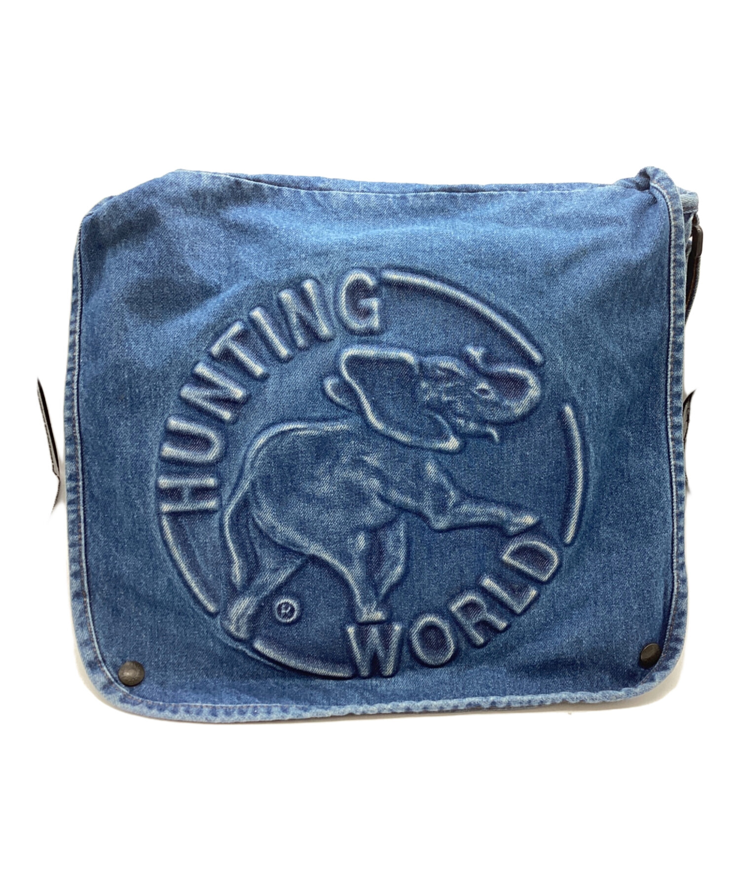 中古・古着通販】HUNTING WORLD (ハンティングワールド) デニムショルダーバッグ USA製 インディゴ｜ブランド・古着通販  トレファク公式【TREFAC FASHION】スマホサイト