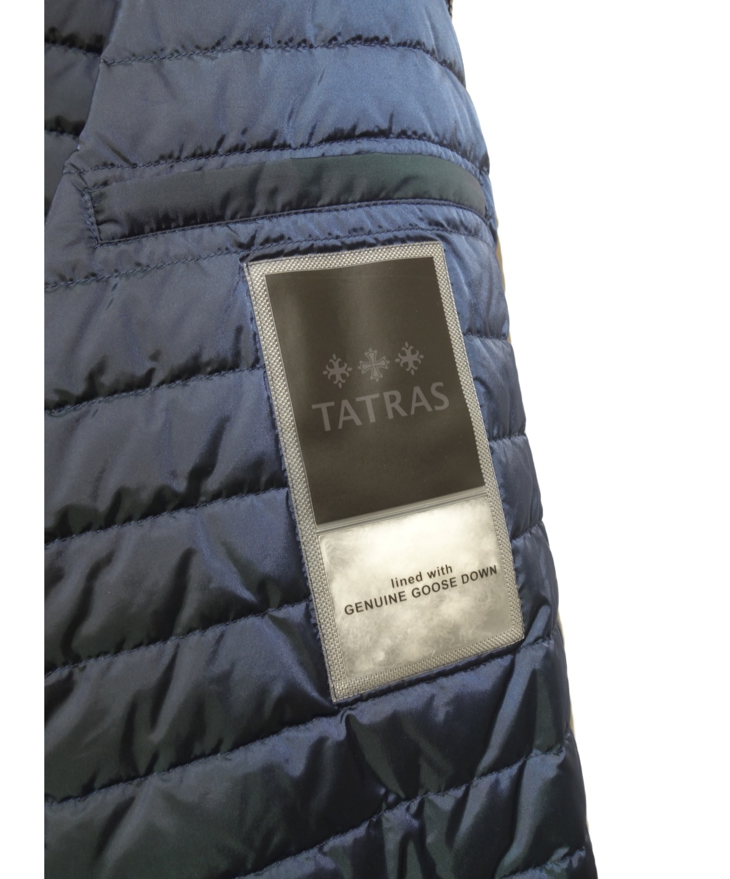 TATRAS (タトラス) ASTONE ダウンジャケット ブルゾン ネイビー サイズ:01 未使用品