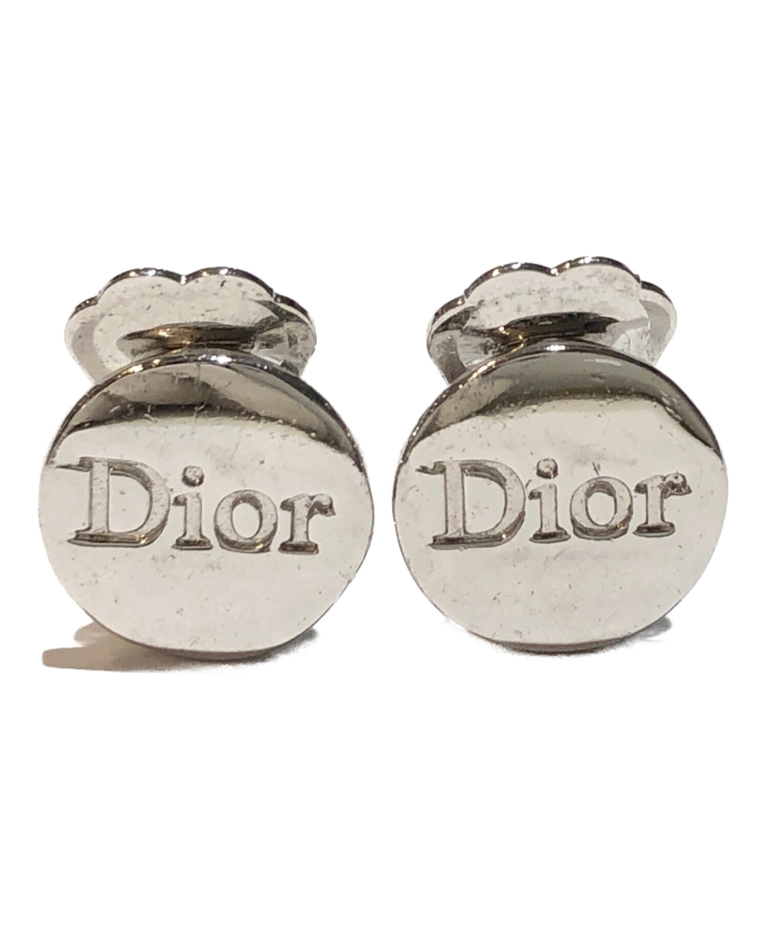 Dior ディオール　ロゴ　イヤリング　シルバーアクセサリー