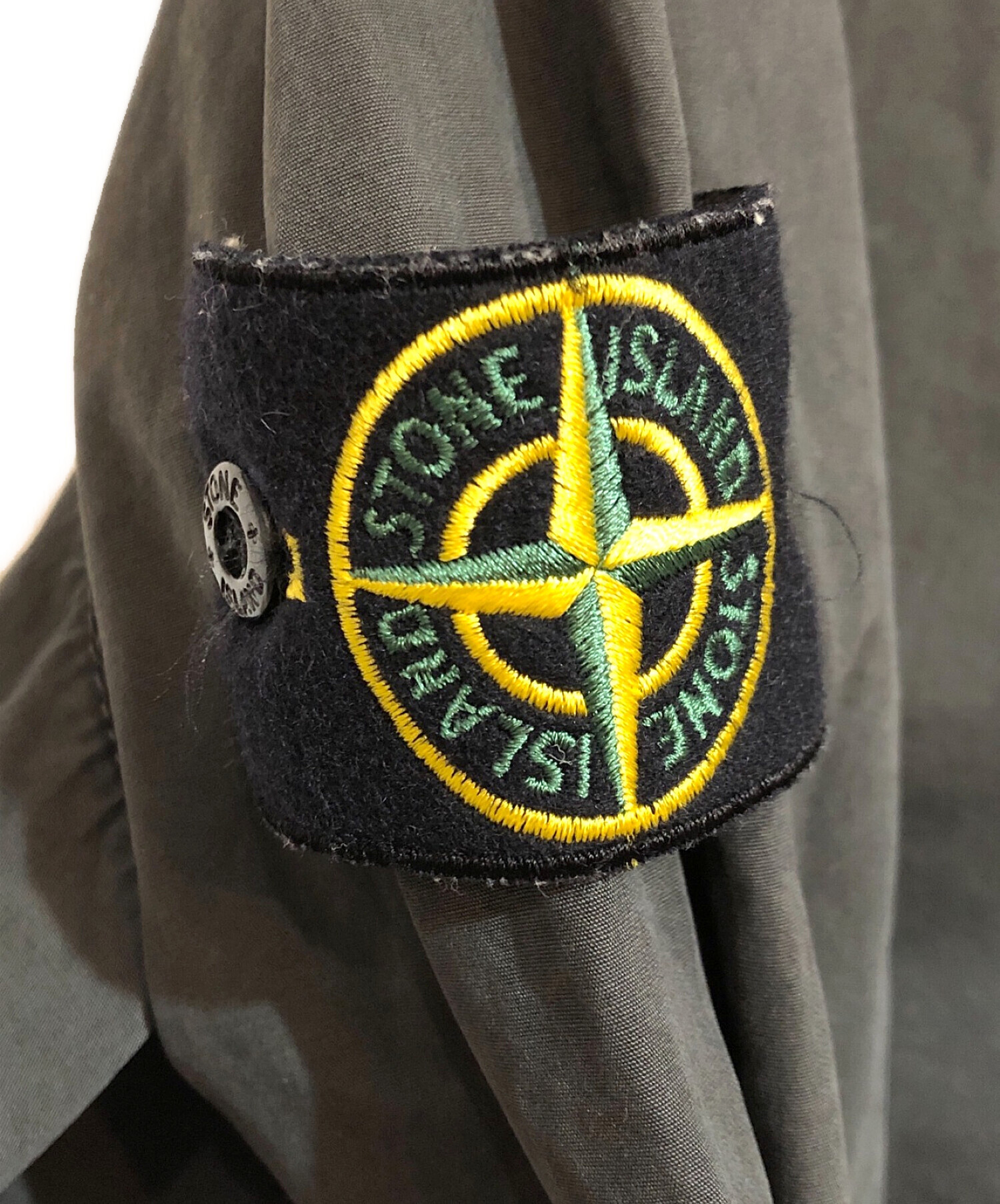 STONE ISLAND◇21SS/ガーメントダイコットンワークシャツ/ジャケット/M ...