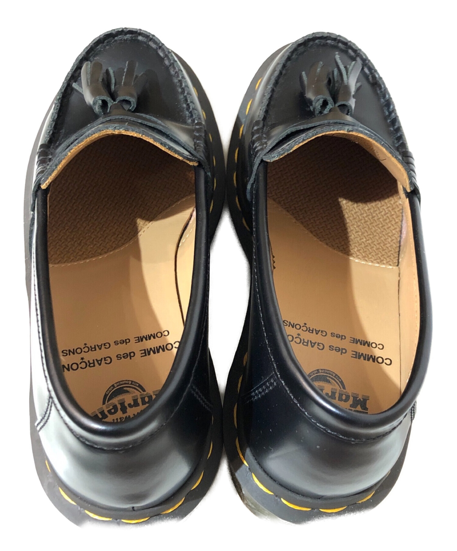 COMME des GARCONS ×Dr.Martens (コムデギャルソン× ドクターマーチン) ADDINA CDG タッセルローファー  シューズ ブラック サイズ:UK:3