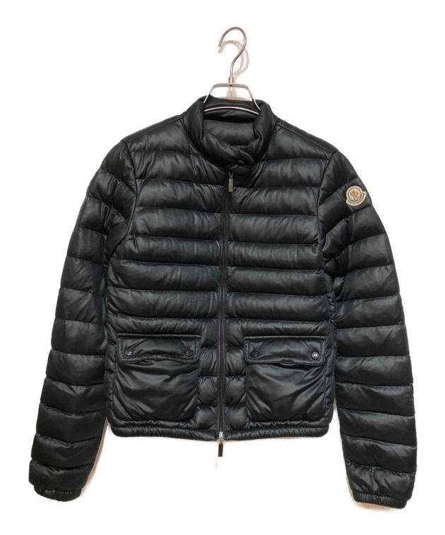 中古・古着通販】MONCLER (モンクレール) LANS ワッペン ロゴ ショート ダウンジャケット ブラック｜ブランド・古着通販  トレファク公式【TREFAC FASHION】スマホサイト