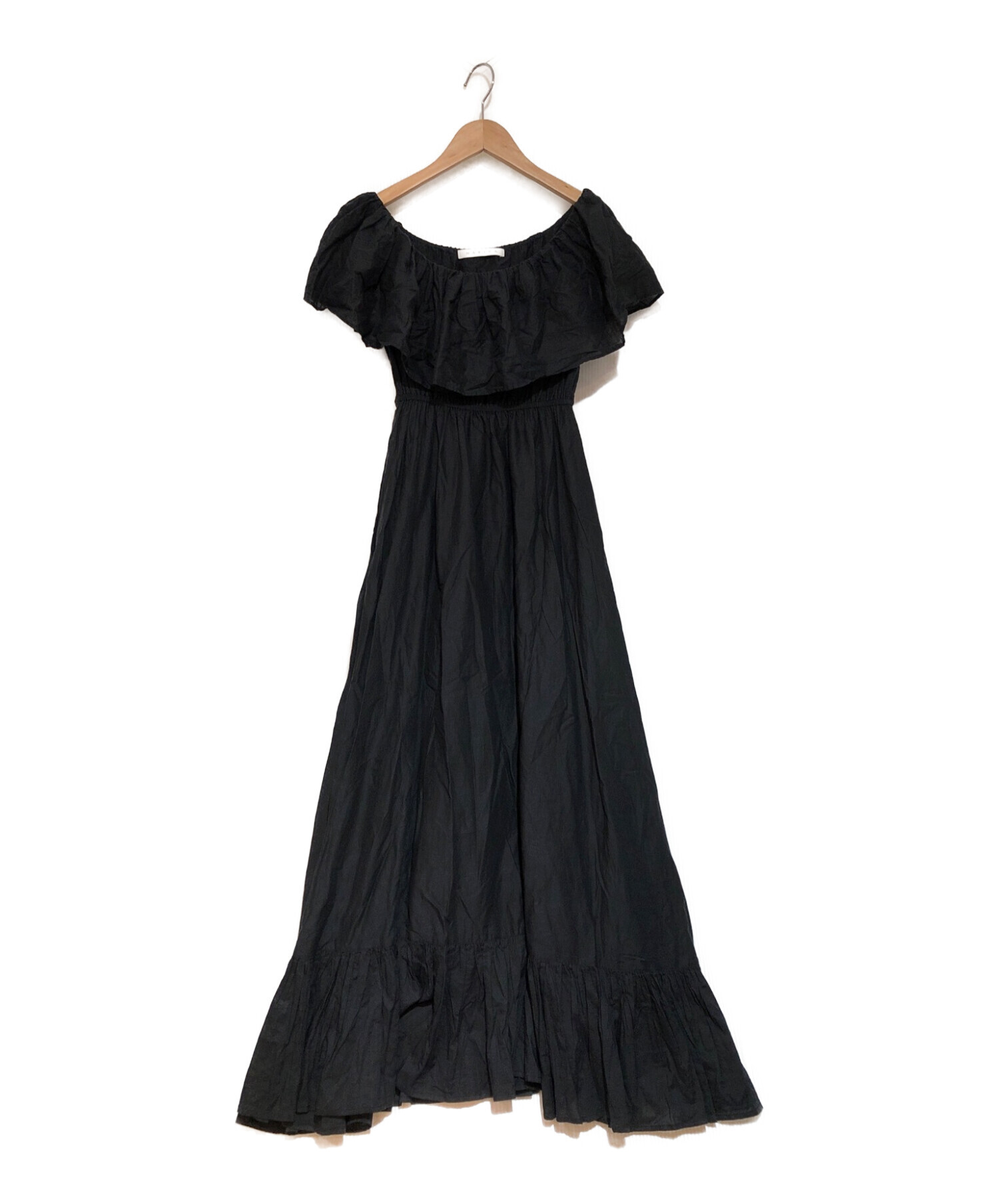 【美品】マリハ　ワンピース　ワルツのドレス　ブラック日本流通自主管理協会加盟店