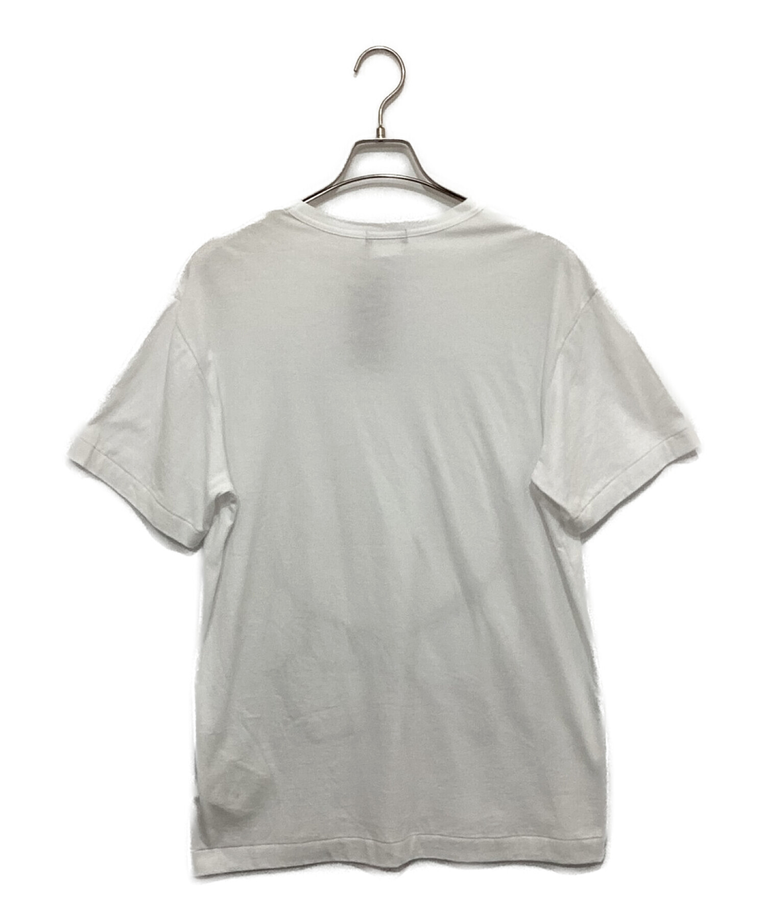 COMME des GARCONS HOMME PLUS (コムデギャルソンオムプリュス) 21SSチェーン装飾PT Tシャツ ホワイト サイズ:L