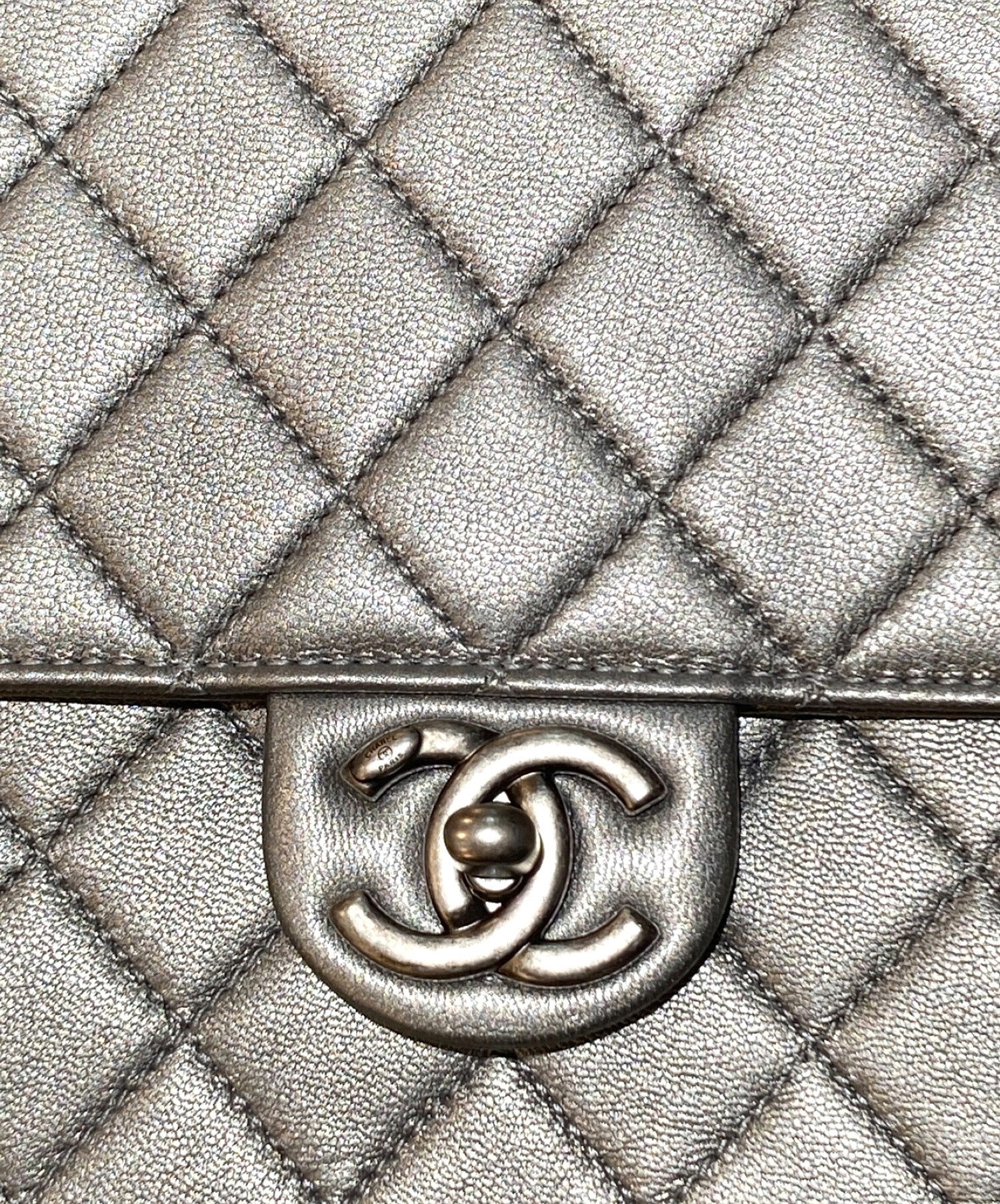 中古・古着通販】CHANEL (シャネル) ロゴ クリア パール マトラッセ