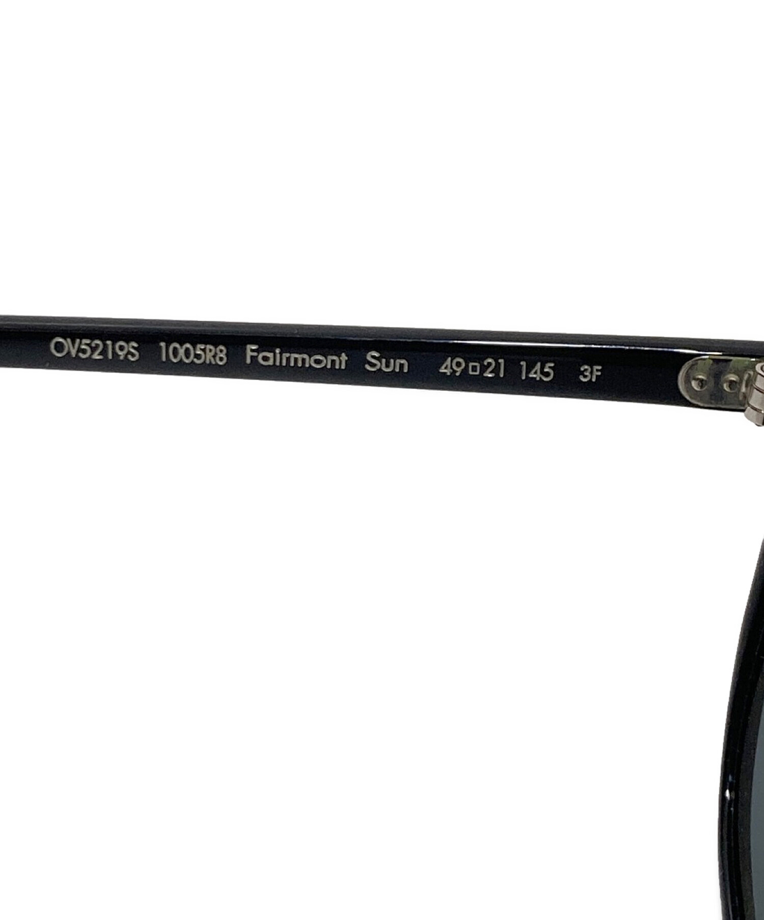 OLIVER PEOPLES (オリバーピープルズ) Fairmont Sunサングラス ブラック サイズ:49□21 145