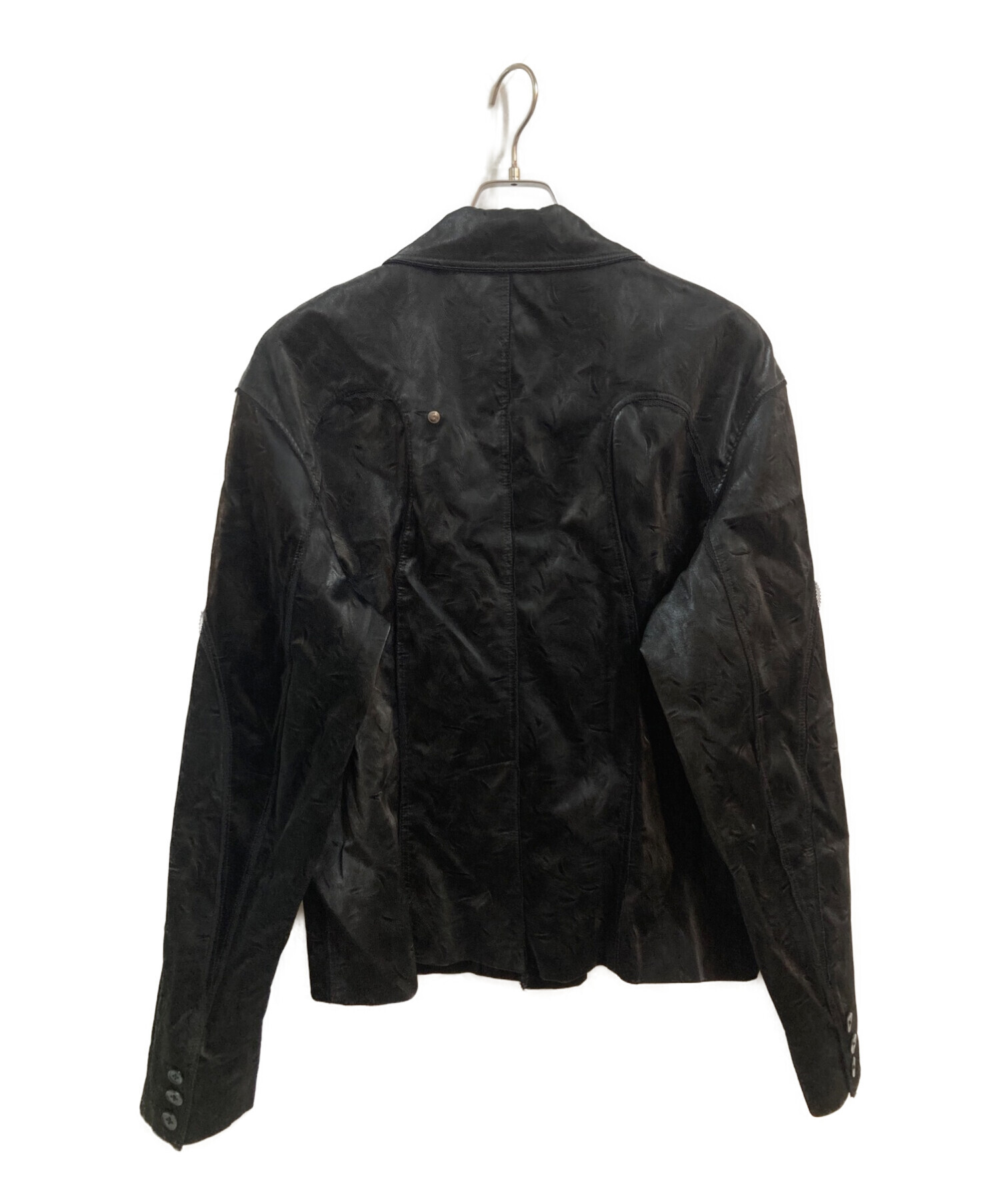 NUTEMPEROR (ニュートエンペラー) PUレザーデザインジャケット ブラック サイズ:3
