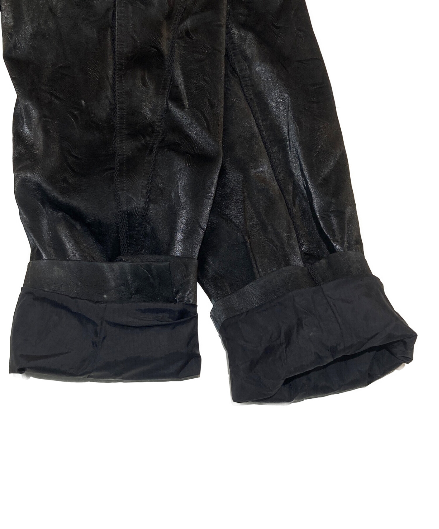 NUTEMPEROR (ニュートエンペラー) PUレザーデザインジャケット ブラック サイズ:3