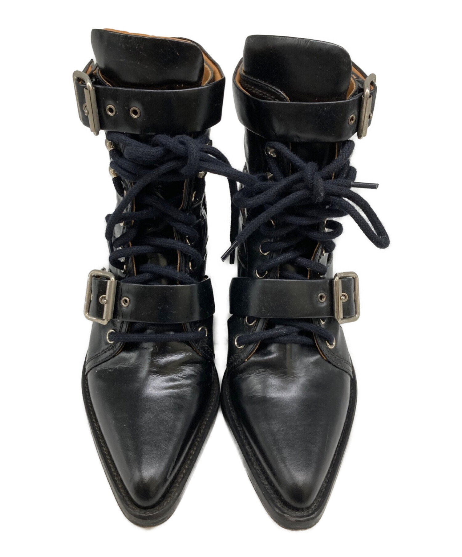 中古・古着通販】Chloe (クロエ) RYLEE Medium Boot ブラック サイズ