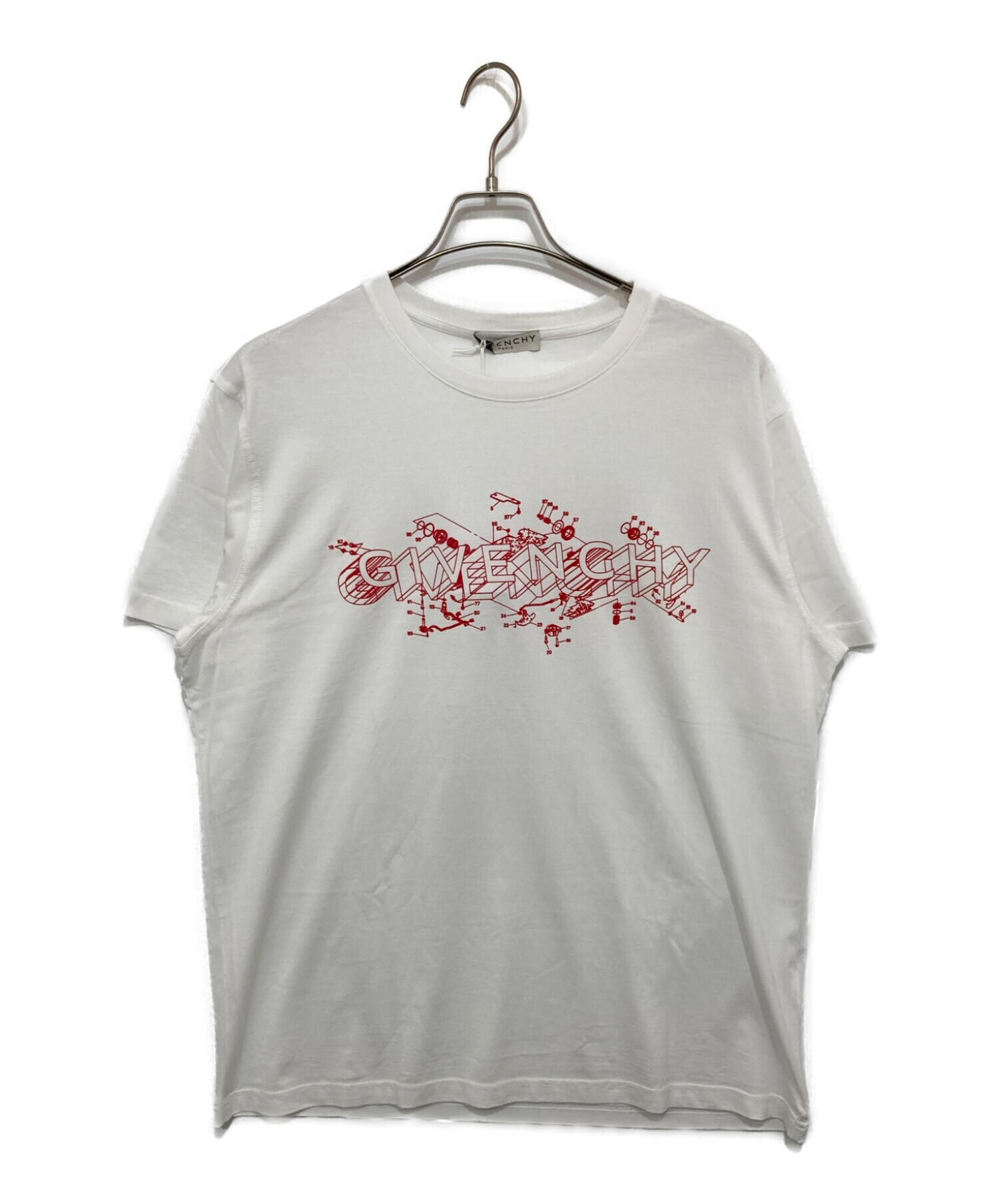 GIVENCHY (ジバンシィ) 21SS Schematics Tee ホワイト サイズ:M