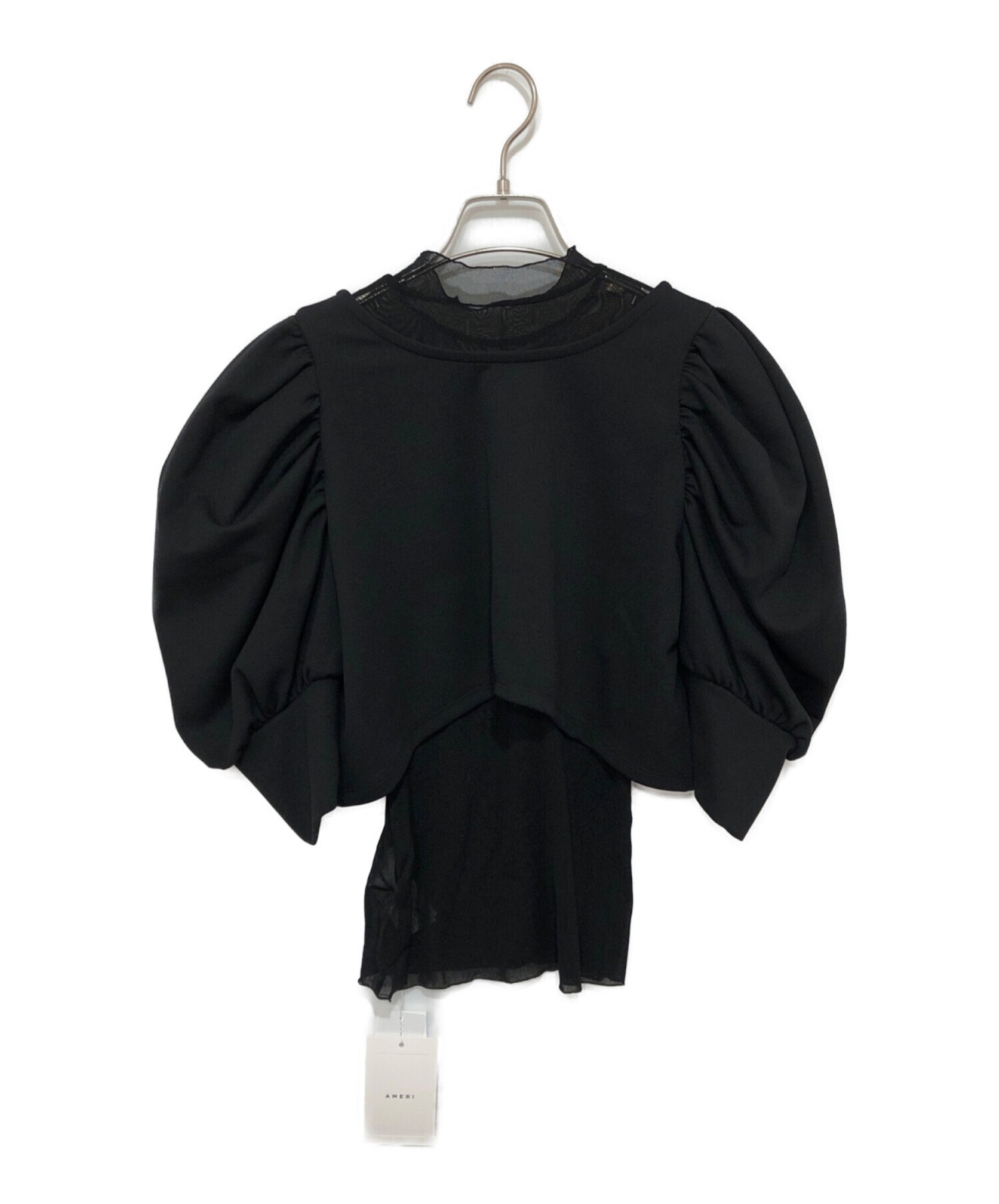 Ameri (アメリ) 3WAY VOLUME SLEEVE LAYERED TOP ブラック サイズ:F 未使用品