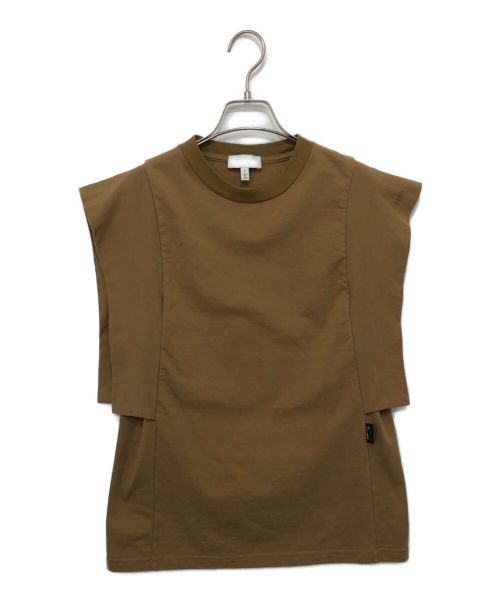 中古・古着通販】HYKE (ハイク) CORDURA SLEEVELESS TEE ブラウン