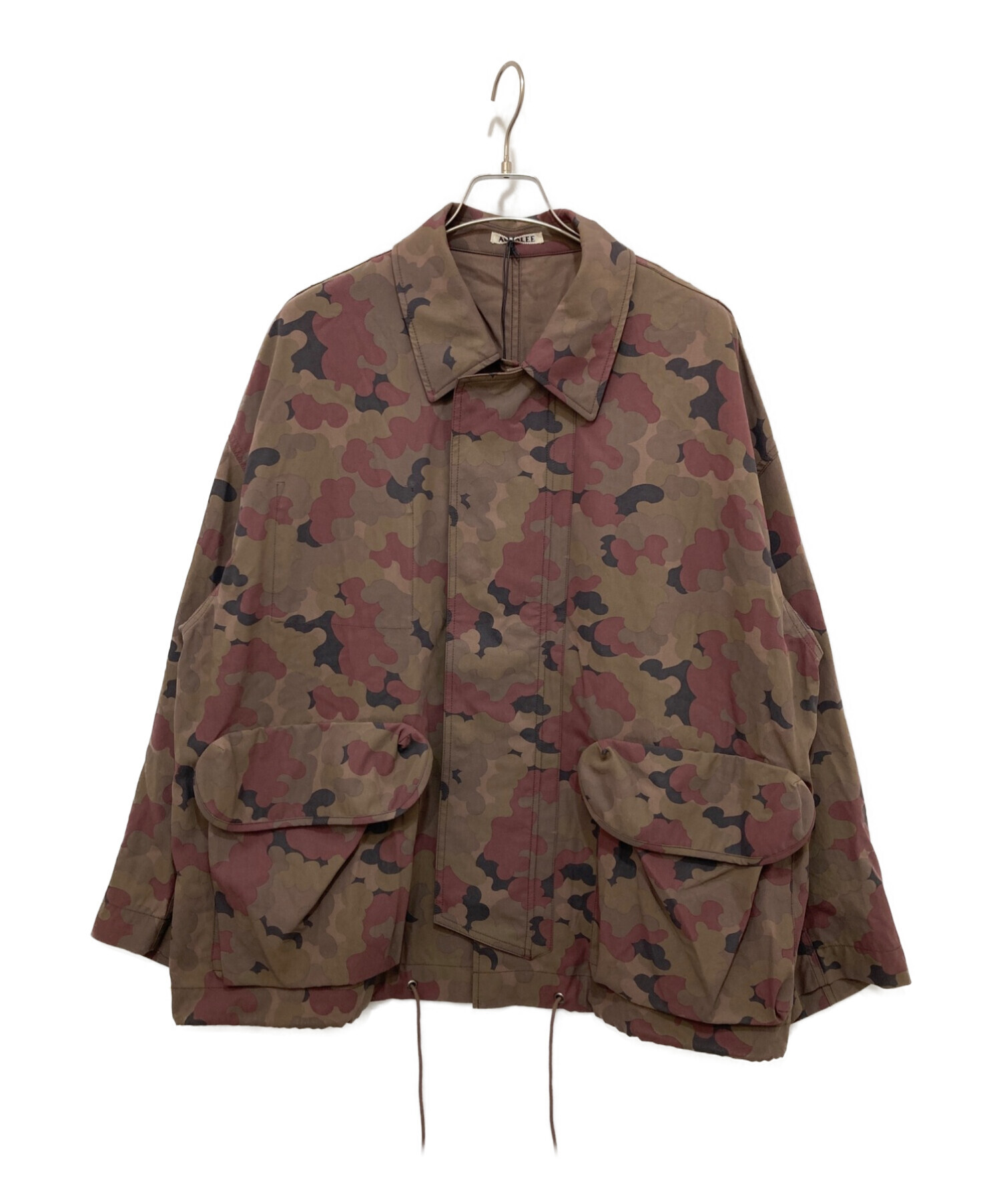 オーラリー WASHED FINX CAMO TWILL BLOUSON 迷彩-