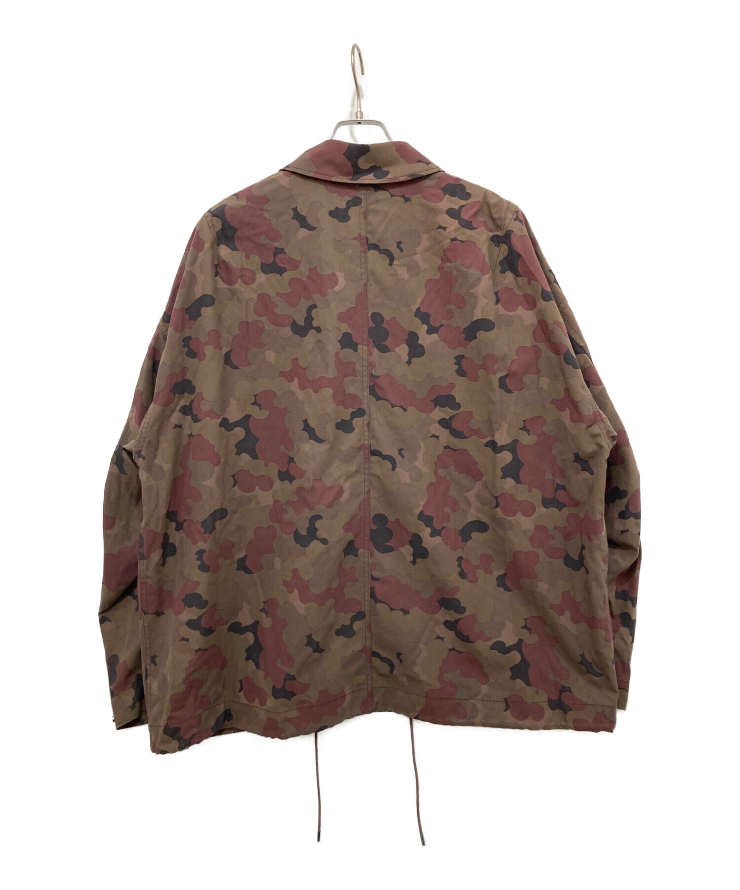 AURALEE (オーラリー) WASHED FINX CAMOFLAGE TWILL GABADINE BLOUSON ブラウン サイズ:4 未使用品