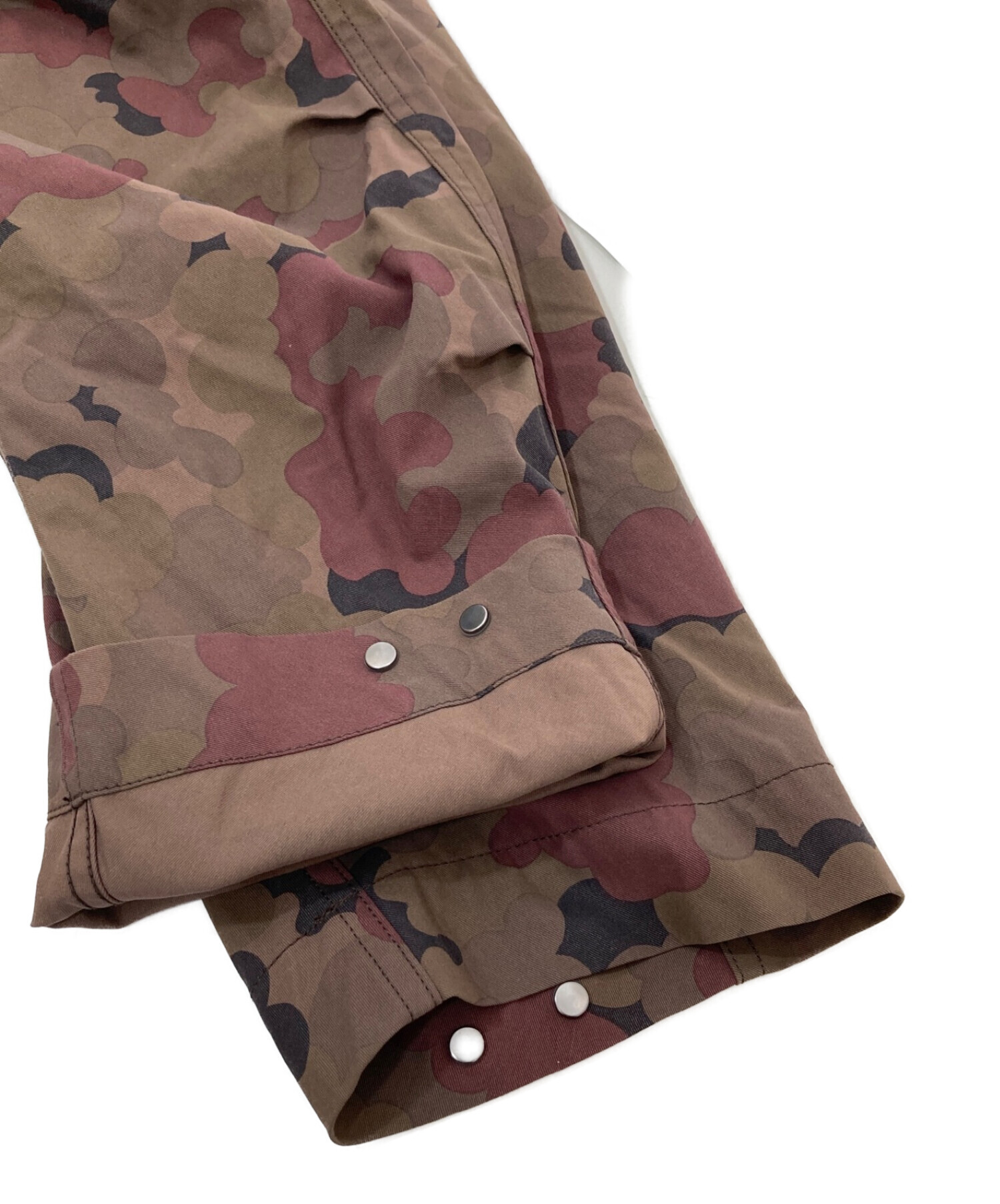 AURALEE (オーラリー) WASHED FINX CAMOFLAGE TWILL GABADINE BLOUSON ブラウン サイズ:4 未使用品