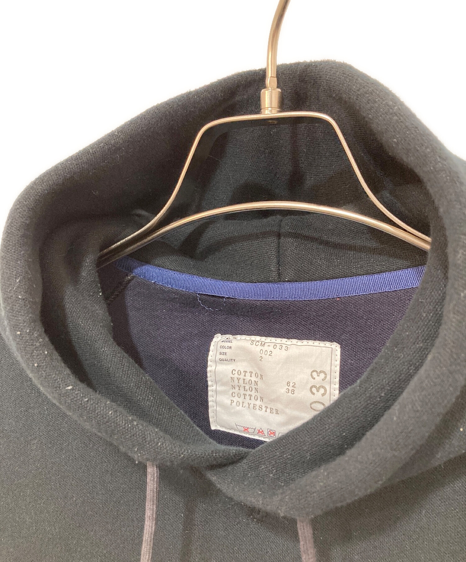 中古・古着通販】sacai (サカイ) Sponge Sweat x MA-1 Hoodie ブラック