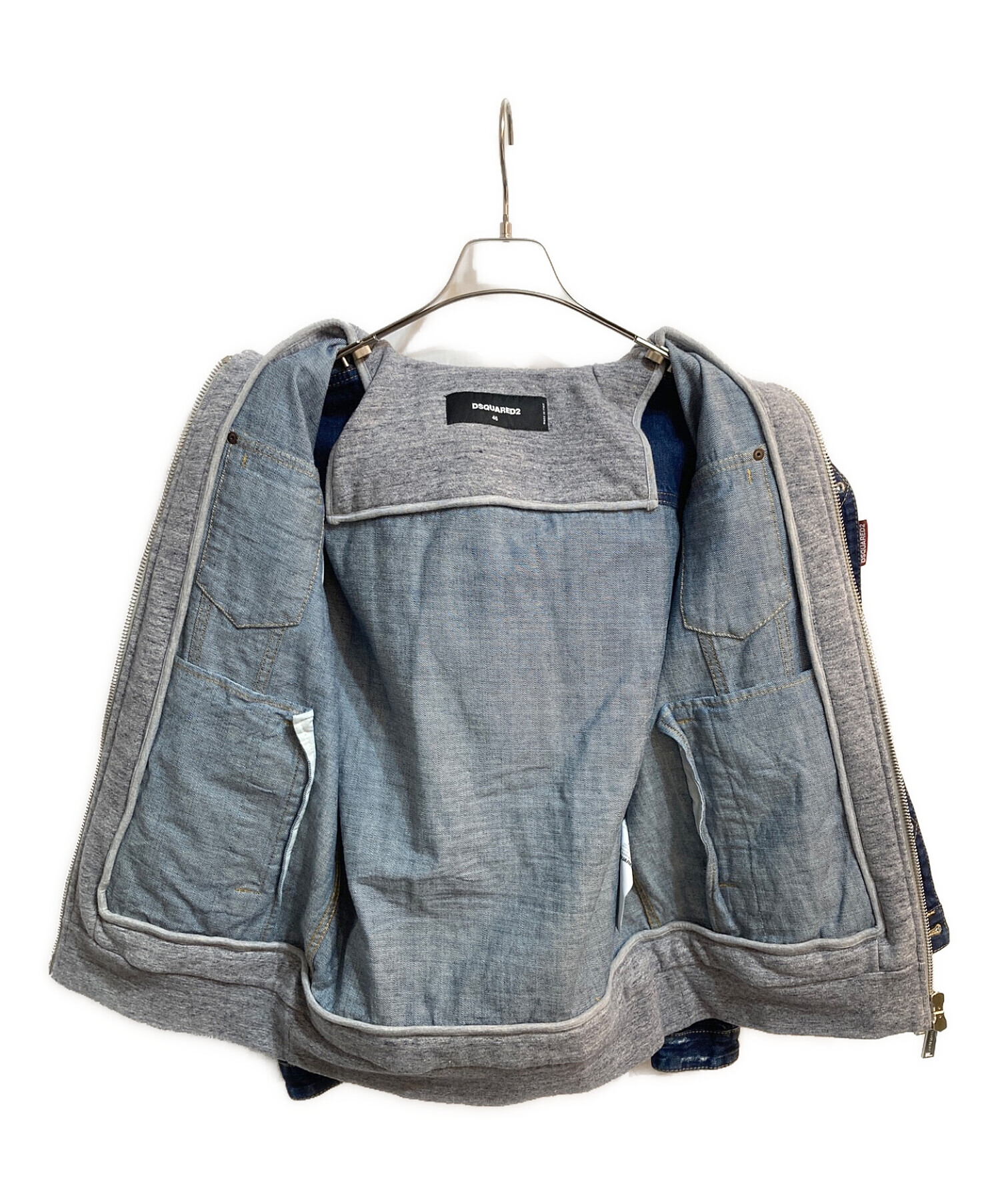 DSQUARED2 (ディースクエアード) Dan Jean Jacket デニムジャケット ICONシリーズ インディゴ サイズ:46