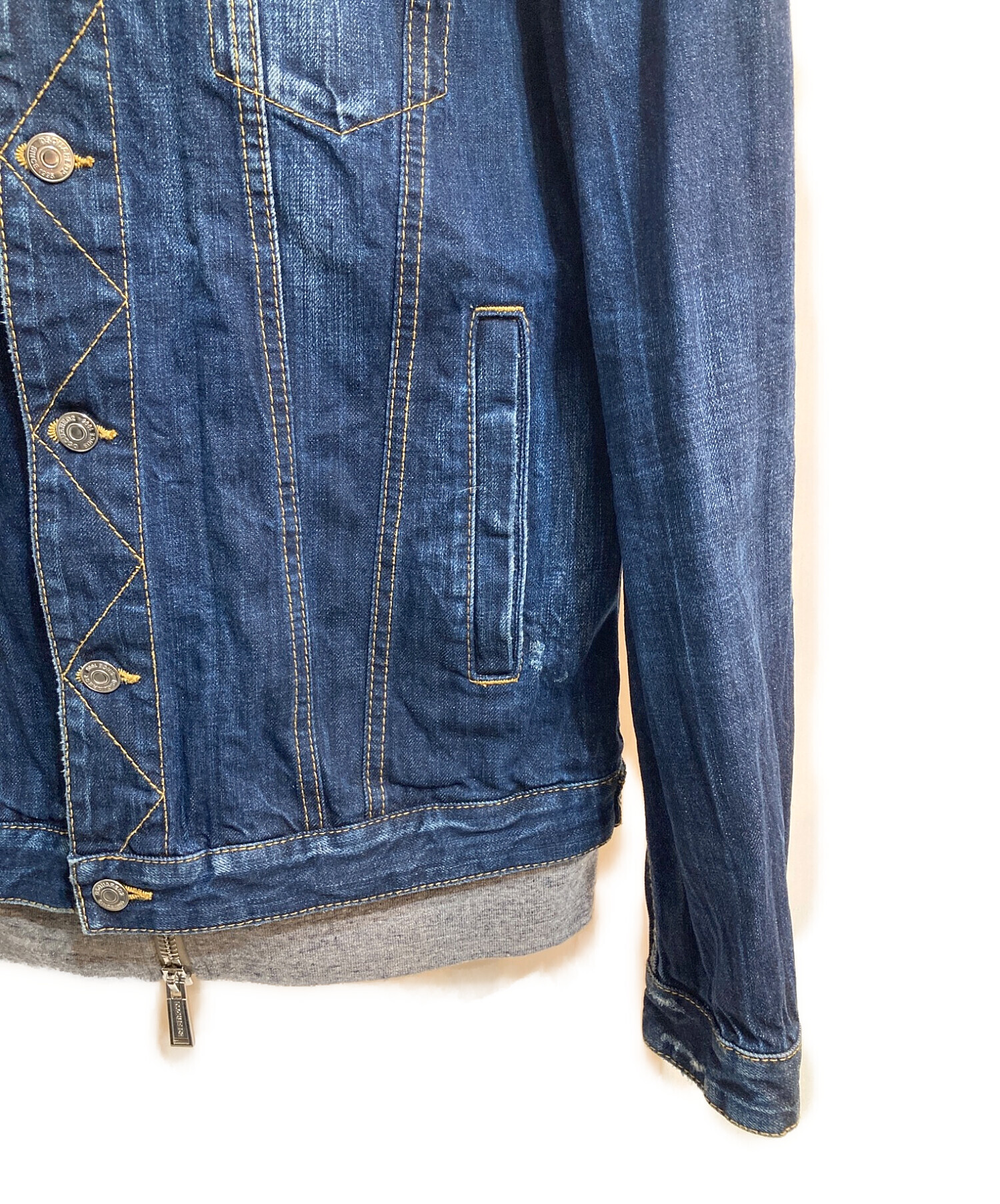 DSQUARED2 (ディースクエアード) Dan Jean Jacket デニムジャケット ICONシリーズ インディゴ サイズ:46