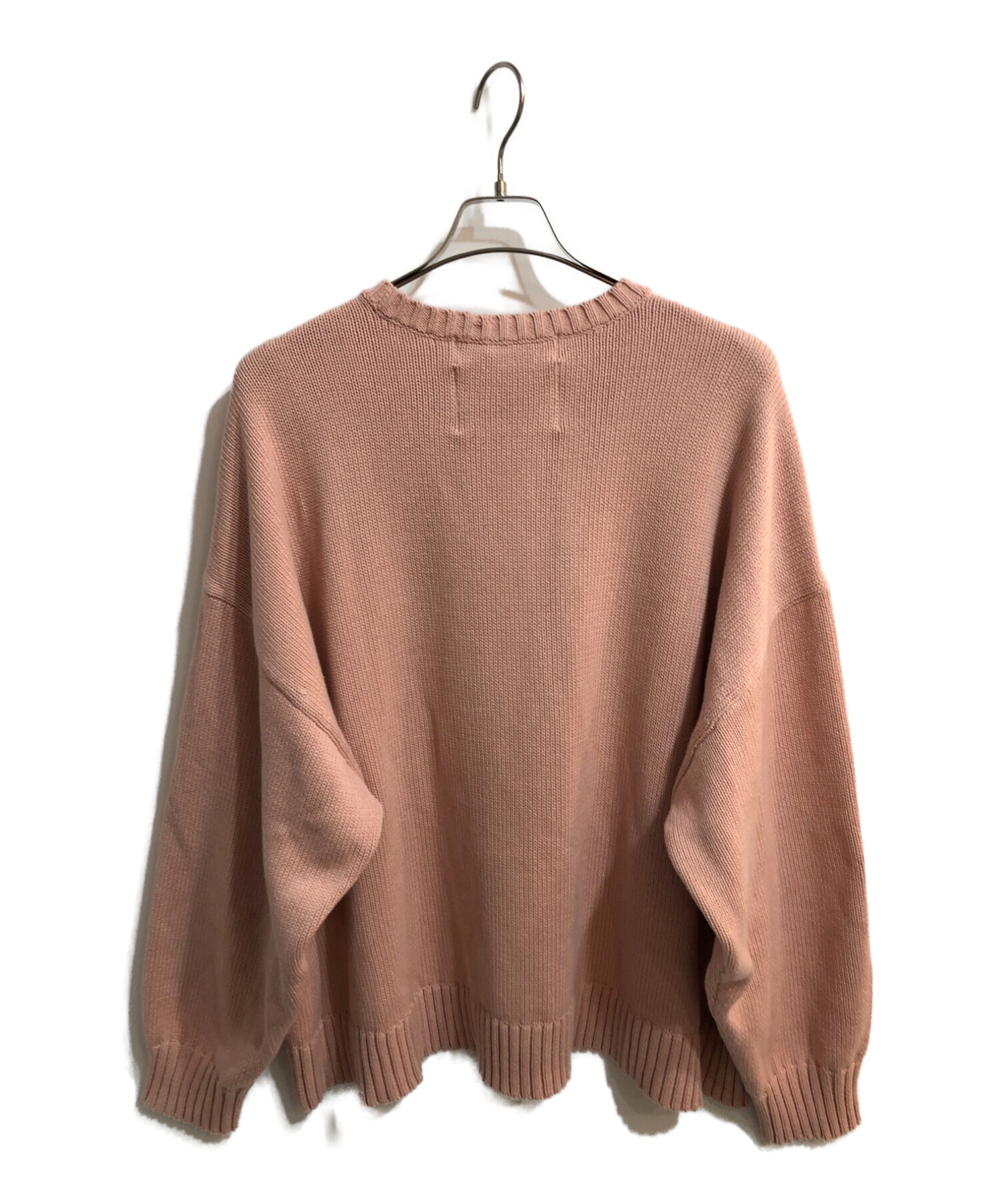DAIRIKU (ダイリク) 23SS Pullover Knit Pink　ニット ピンク×ブラック サイズ:F