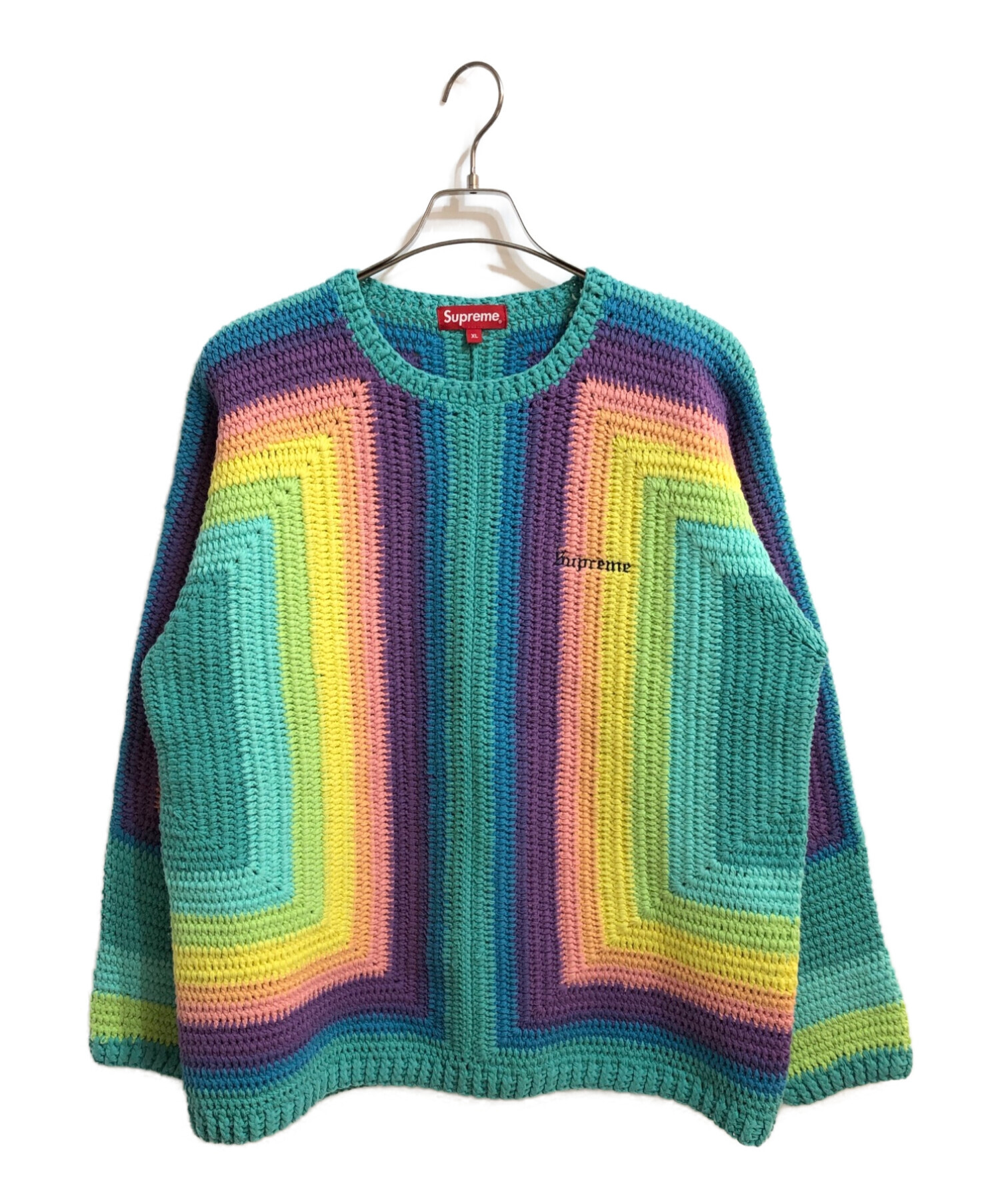 Supreme Hand Crocheted Sweater Multi