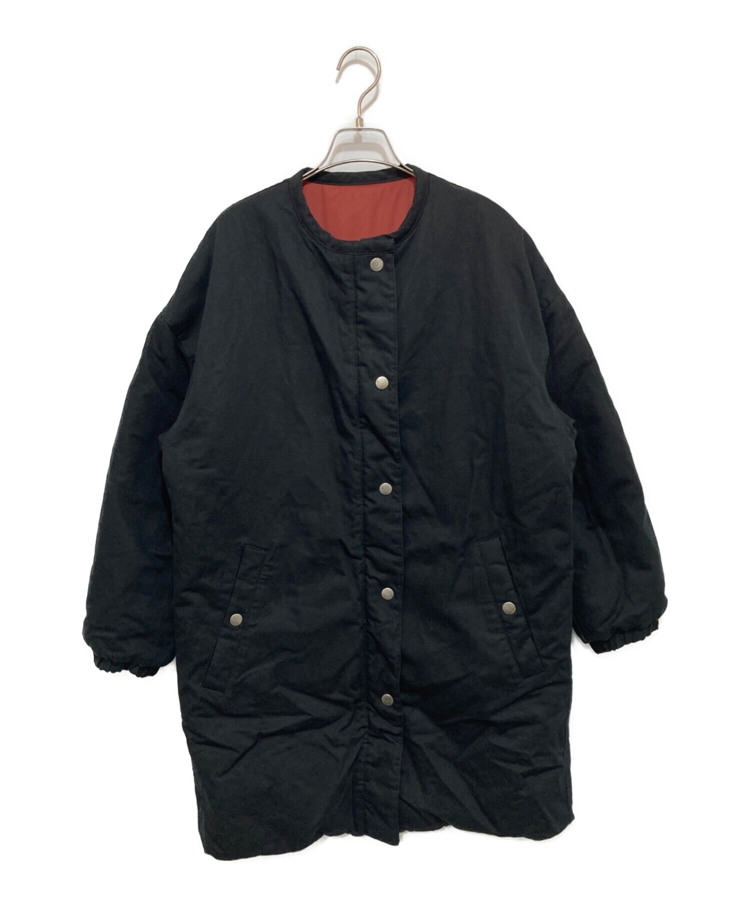 ISABEL MARANT ETOILE (イザベルマランエトワール) リバーシブル中綿コート ブラック サイズ:34