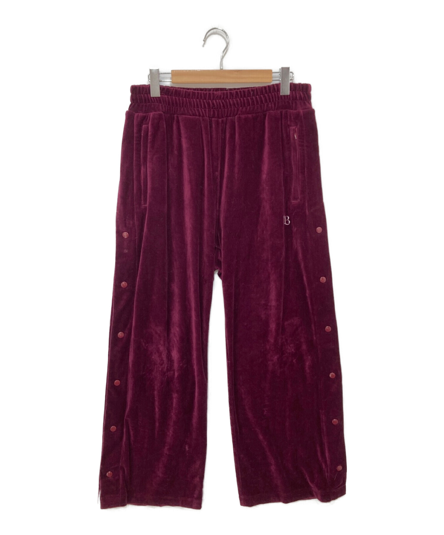 LITTLEBIG (リトルビッグ) Velour Track Pants パープル サイズ:Ｌ