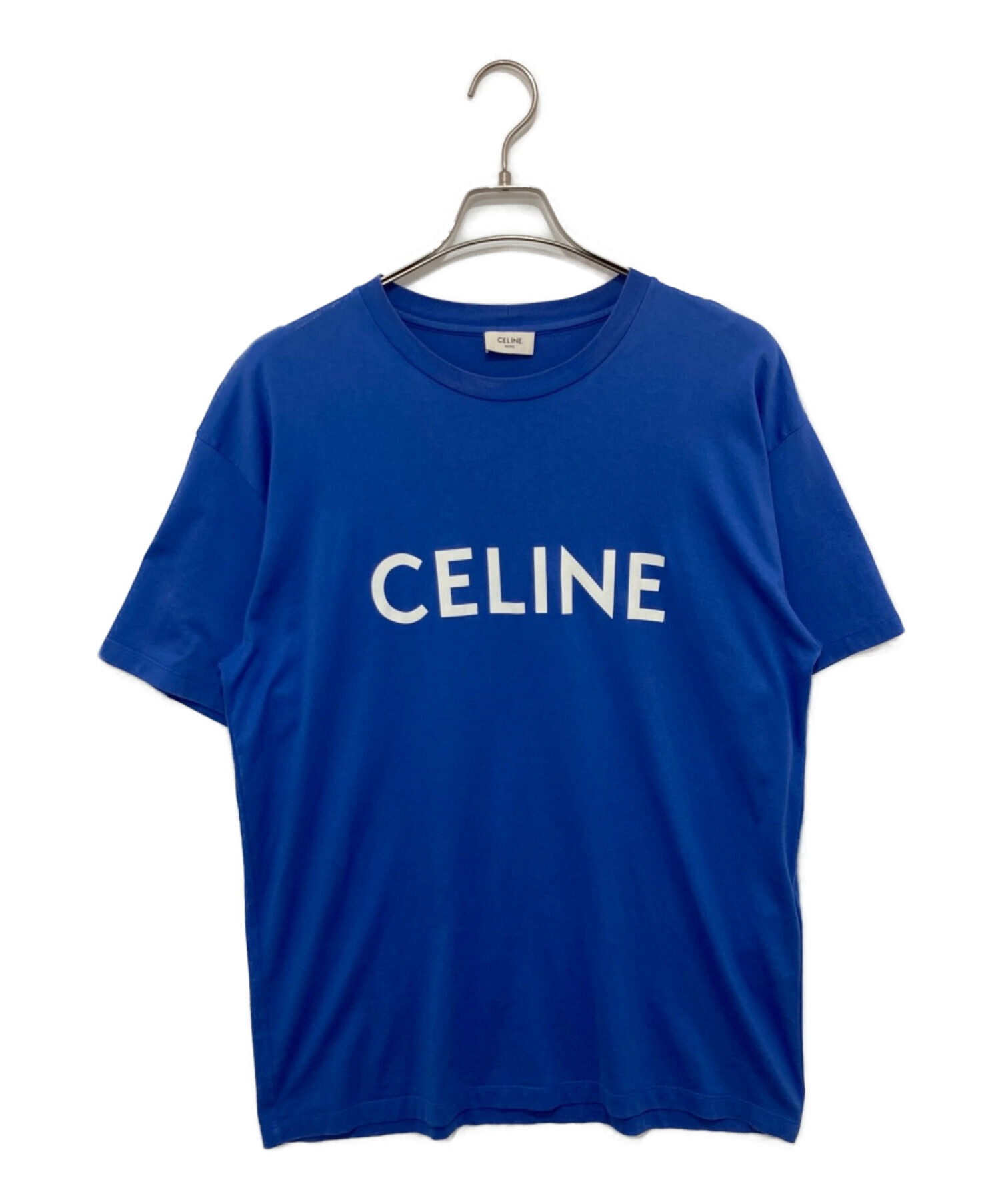 CELINE (セリーヌ) ルーズ Tシャツ ブルー サイズ:M