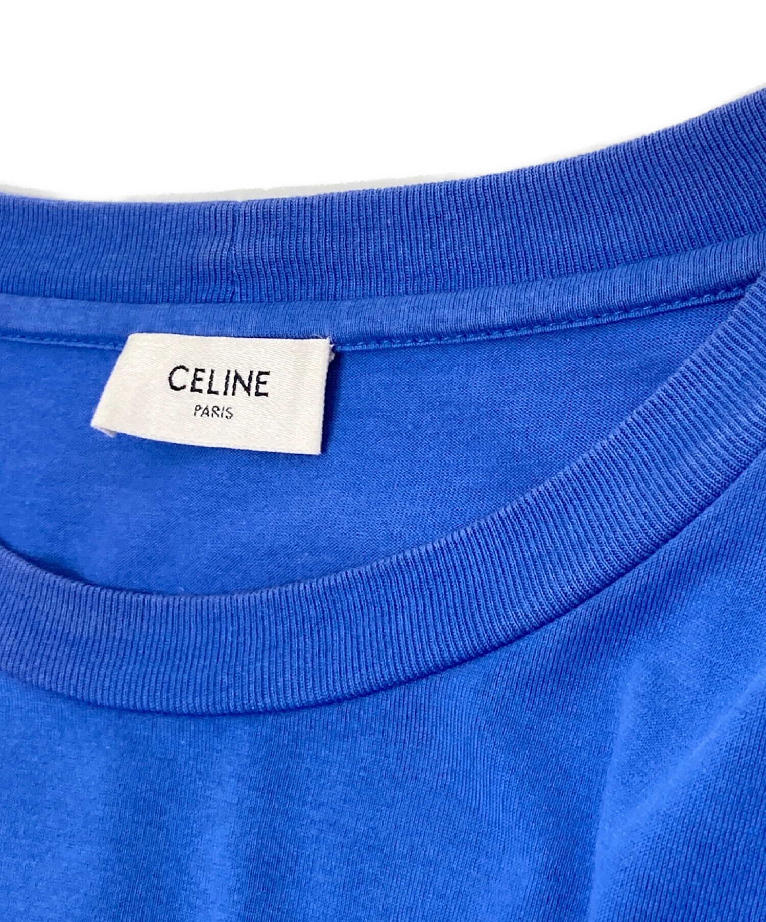 中古・古着通販】CELINE (セリーヌ) ルーズ Tシャツ ブルー サイズ:M