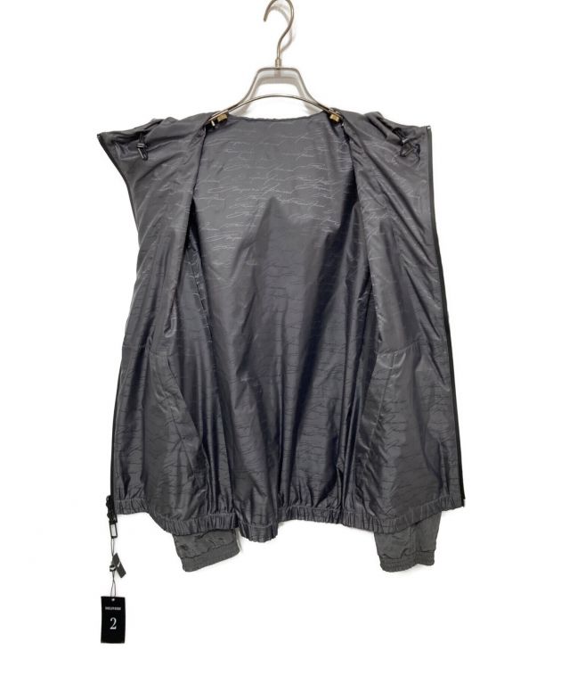 新品EMPORIO ARMANI エンポリオアルマーニ リバーシブルジャケット灰袖丈65cm