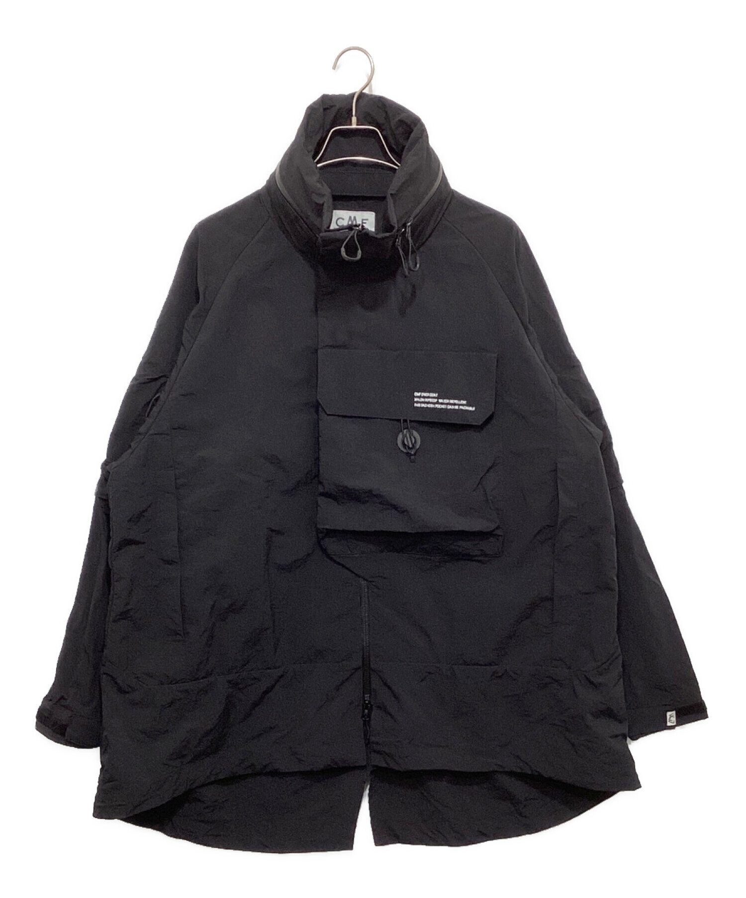 CMF OUTDOOR GARMENT (シーエムエフ アウトドア ガーメント) OVER PONCHO ブラック サイズ:L