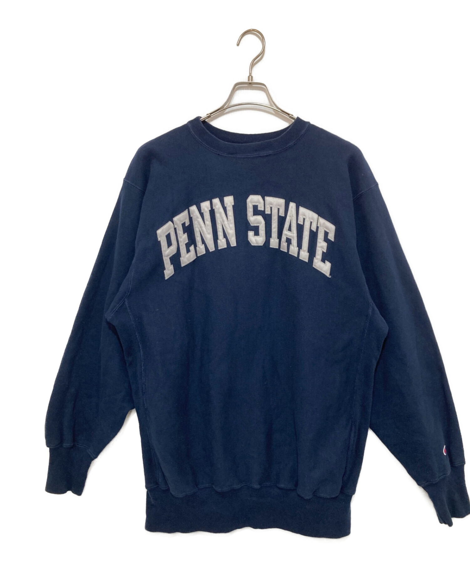 チャンピオン ２段ロゴ PENN STATE リバースウィーブ スウェット 古着-