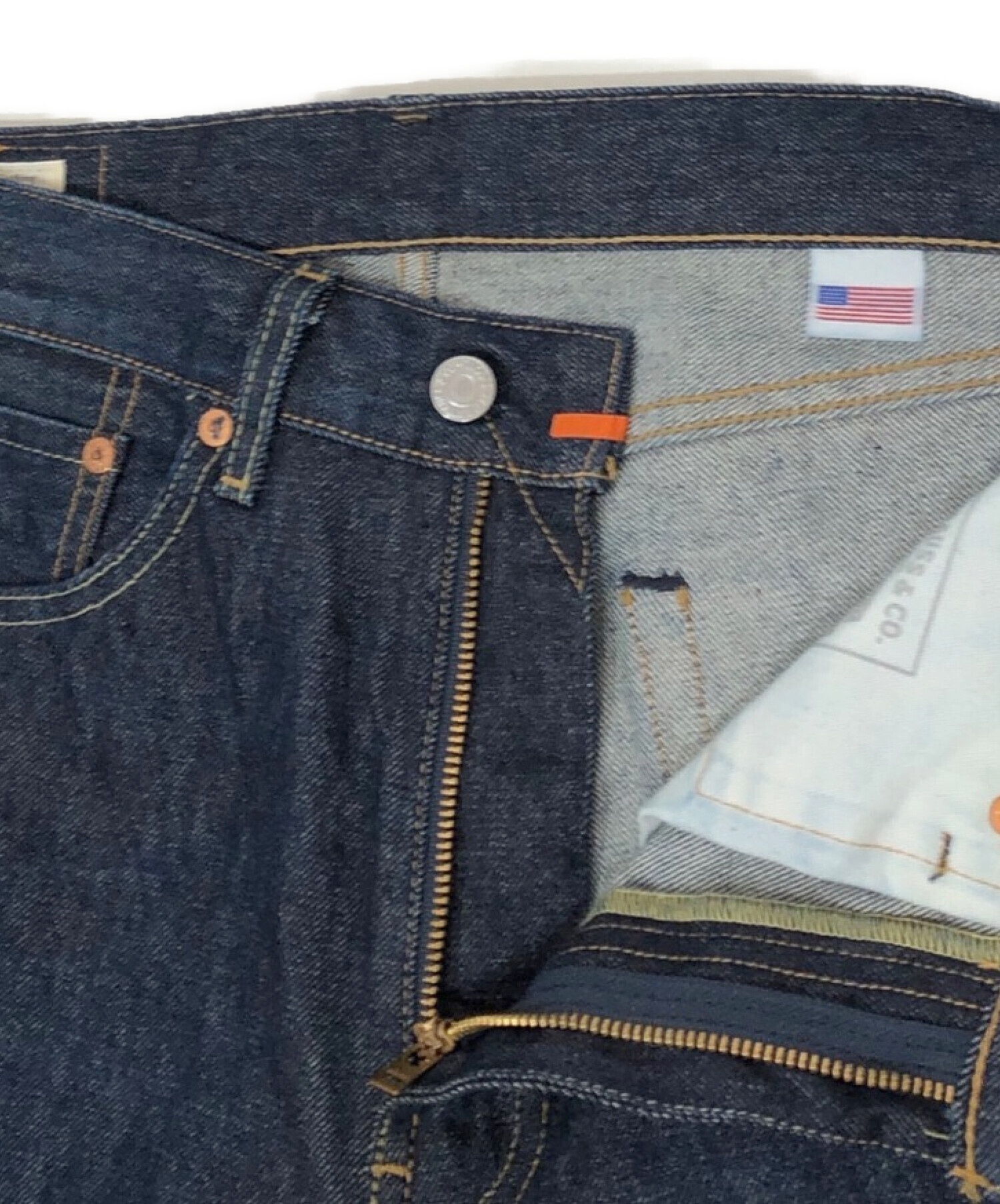 LEVI'S (リーバイス) MADE IN USA 505デニムパンツ インディゴ サイズ:33