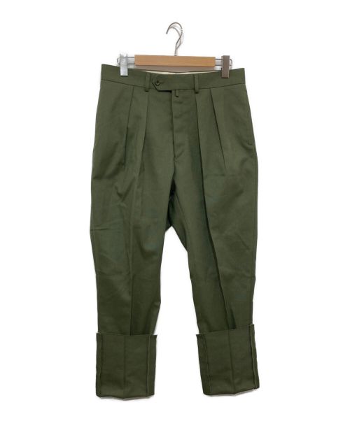 中古・古着通販】NEAT (ニート) HOP SACK TAPERED PANTS カーキ サイズ