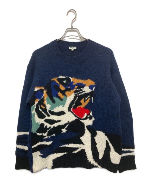 【中古・古着通販】KENZO (ケンゾー) タイガーヘッドニット