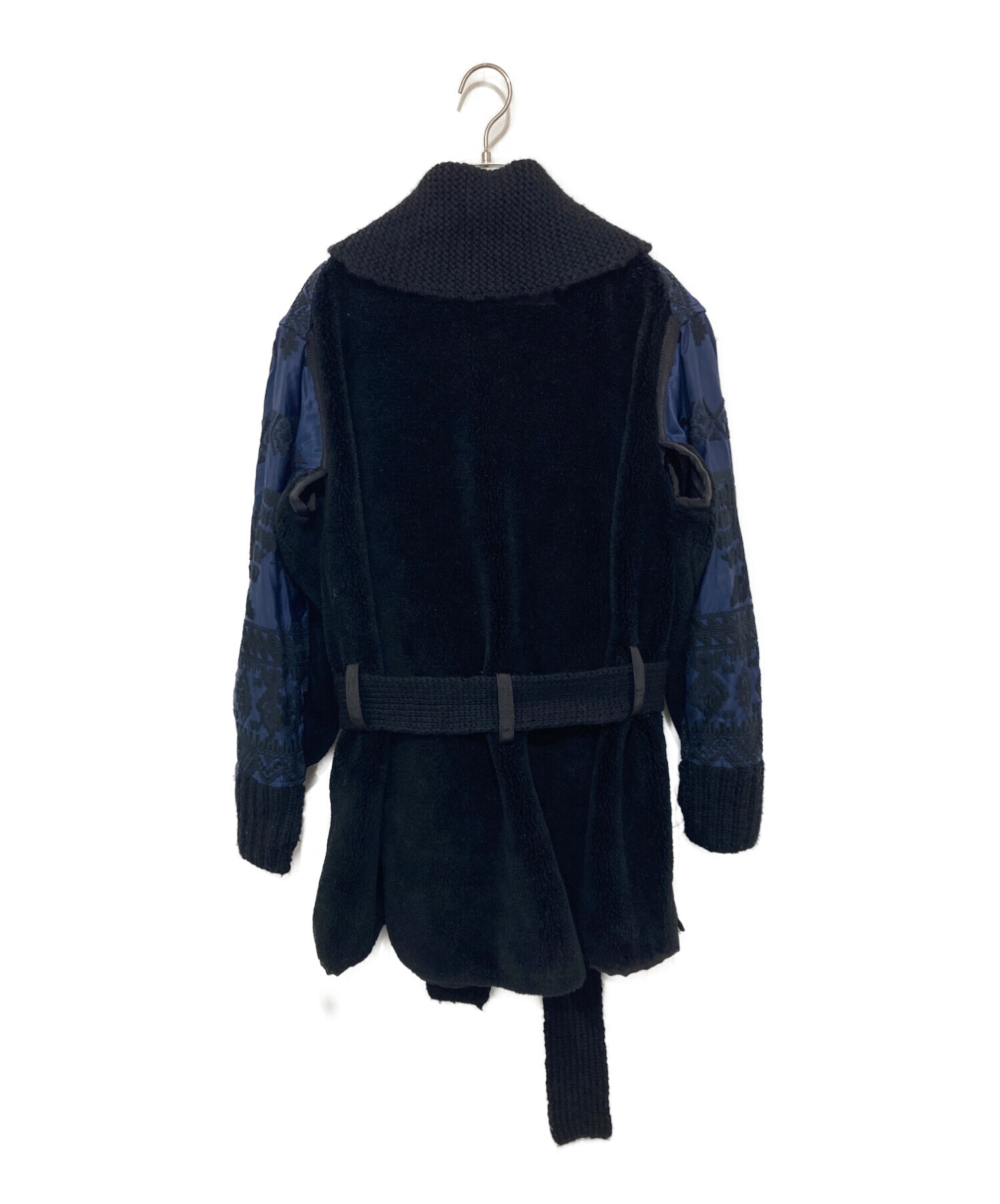 中古・古着通販】sacai (サカイ) ニットドッキングレイヤードJK