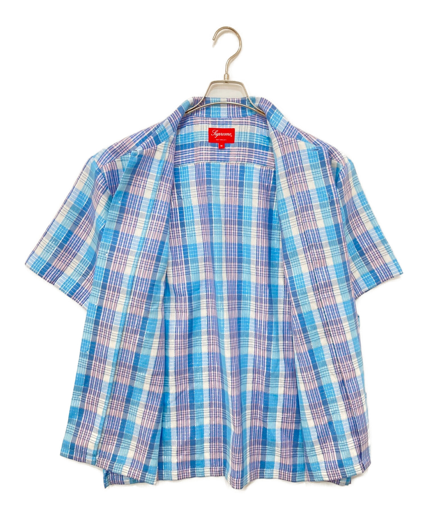 中古・古着通販】SUPREME (シュプリーム) 23SS METALLIC PLAID S/S