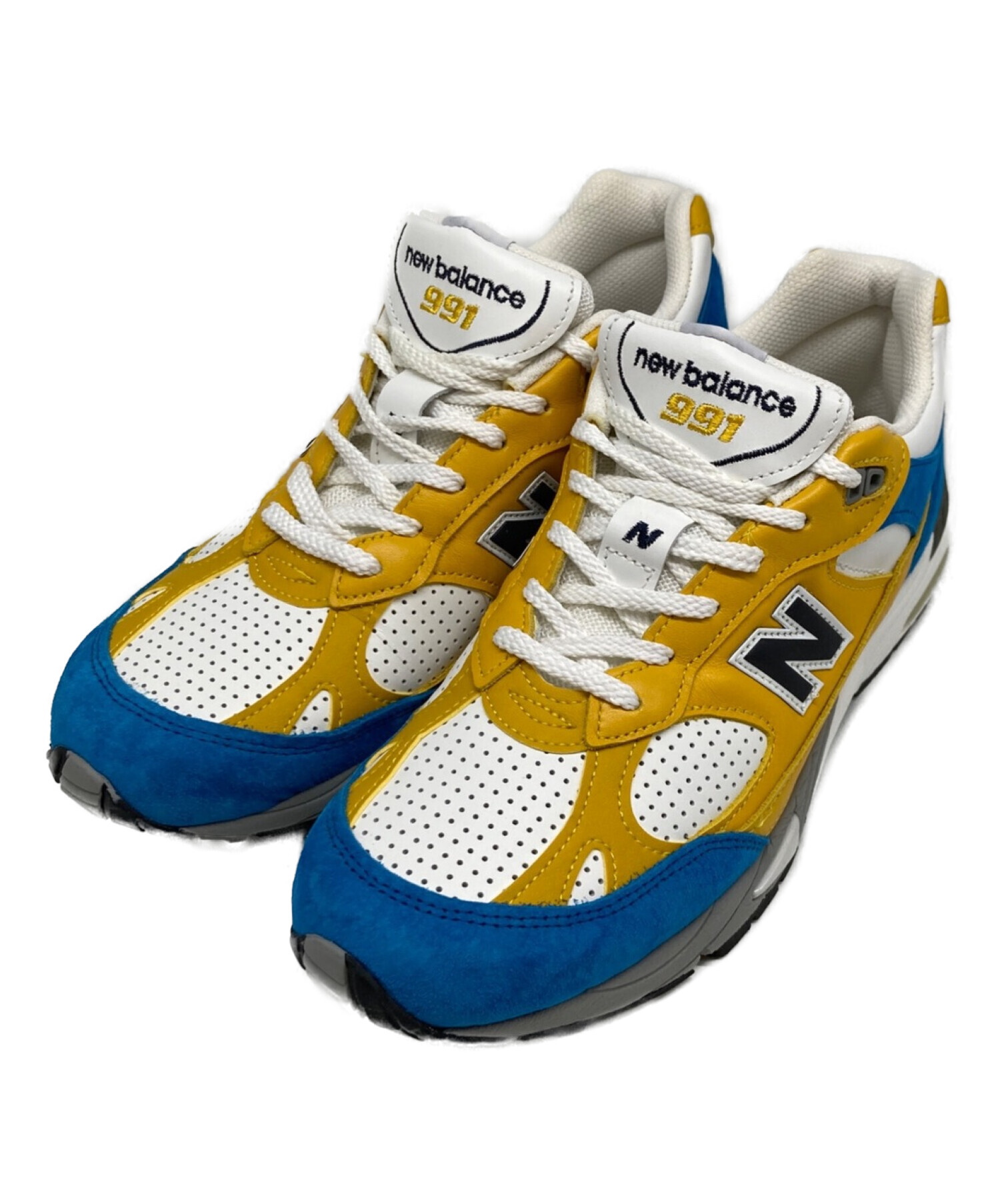 NEW BALANCE (ニューバランス) M991EF イエロー サイズ:ＵＳＡ　9 1/2