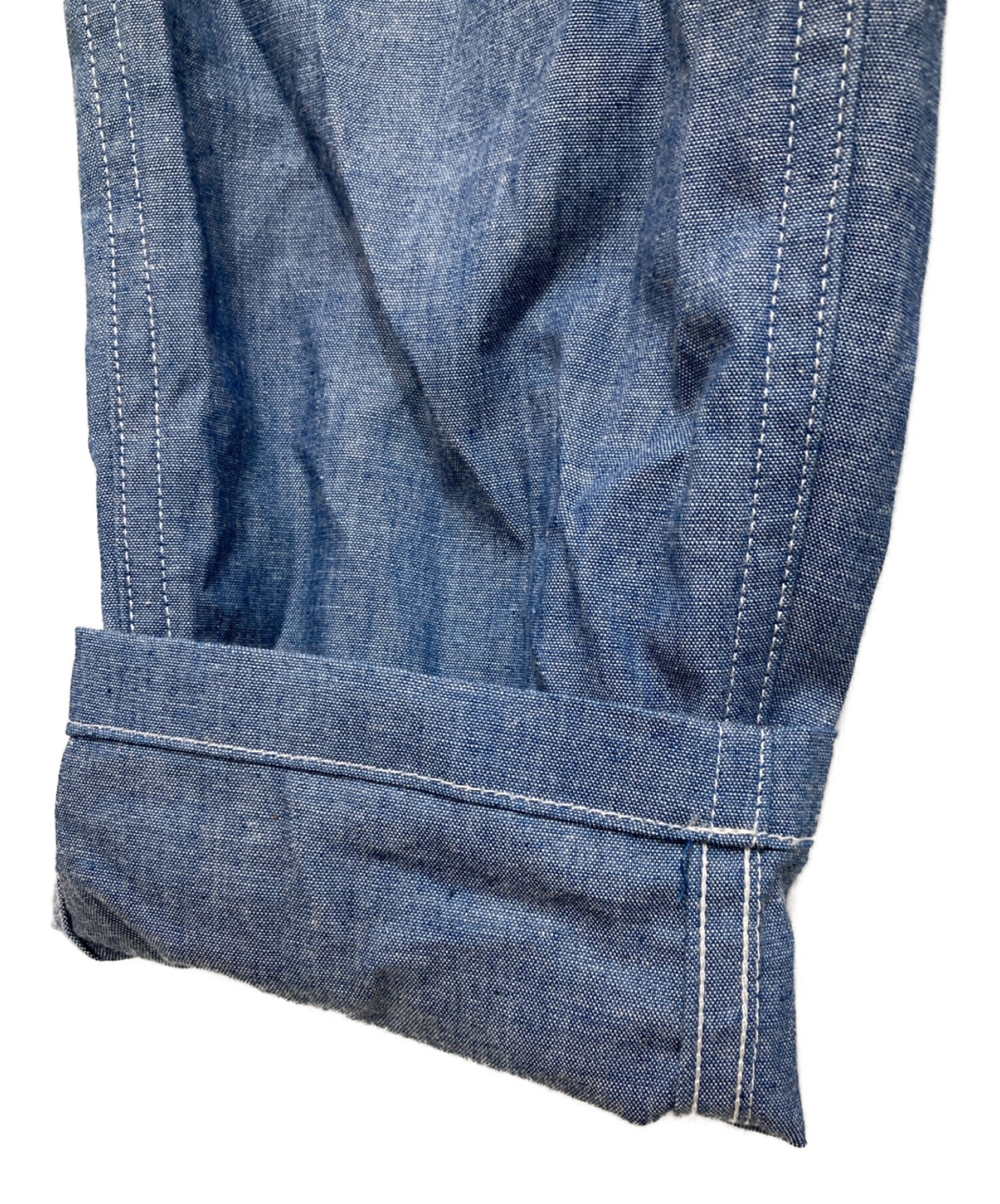 中古・古着通販】HYKE (ハイク) 5CHAMBRAY OVERALL ネイビー サイズ:S