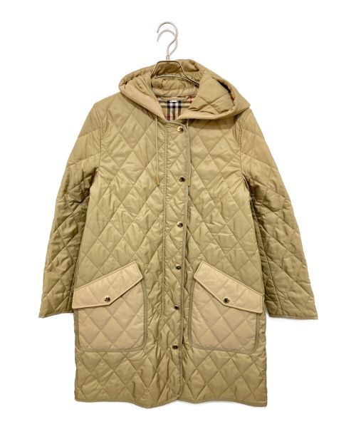 中古・古着通販】BURBERRY (バーバリー) キルティングフーデッドコート