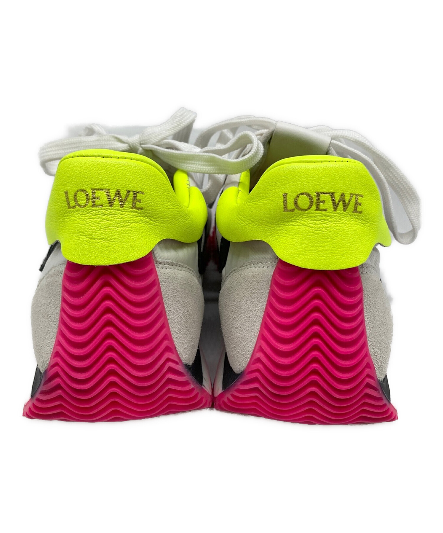 LOEWE (ロエベ) フロー ランナー スニーカー ホワイト サイズ:37