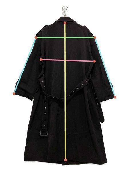 【中古・古着通販】LITTLEBIG (リトルビッグ) Bal-Collar Coat ワインレッド サイズ:3｜ブランド・古着通販  トレファク公式【TREFAC FASHION】スマホサイト