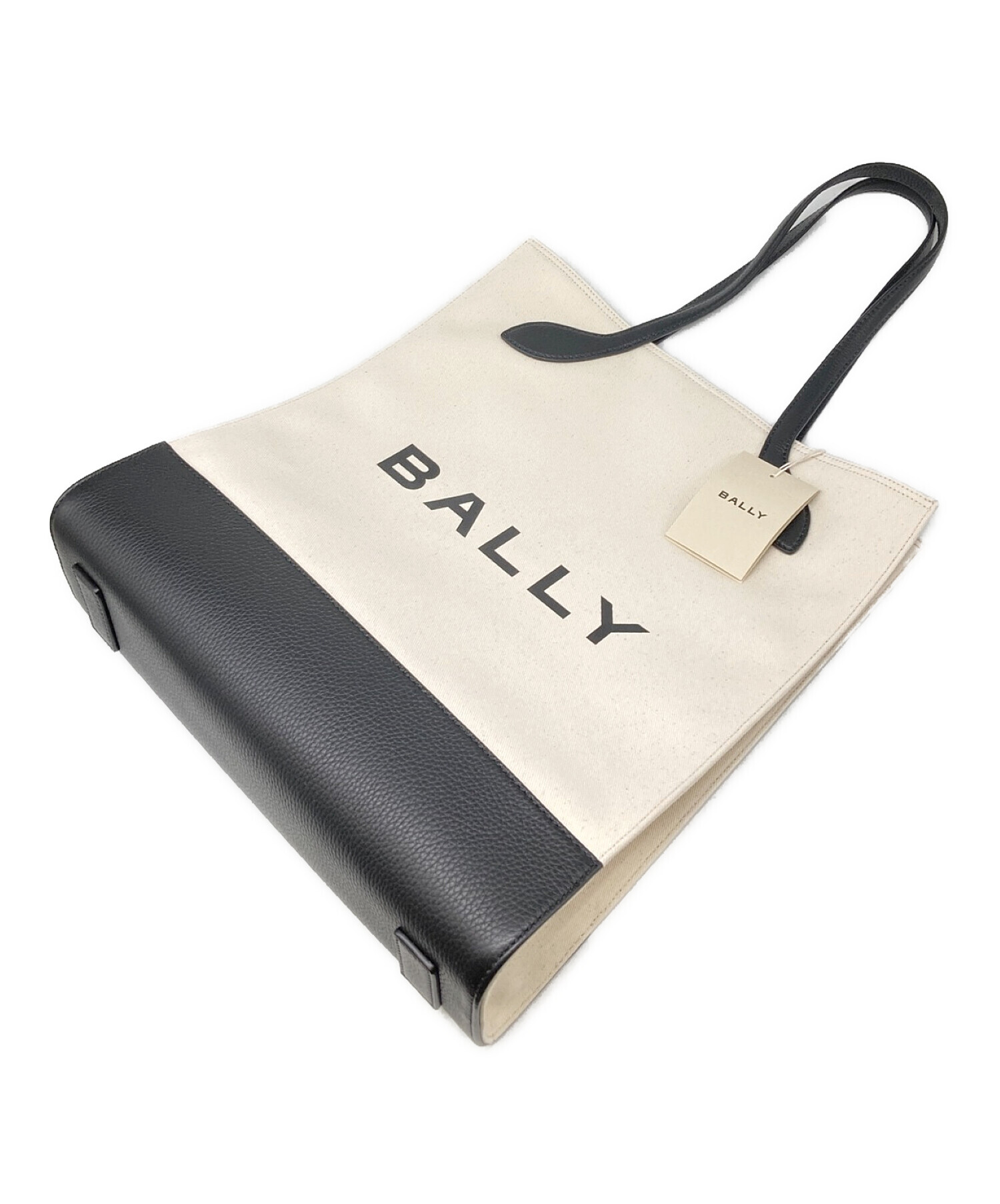 中古・古着通販】BALLY (バリー) Bar Keep On キャンバストートバッグ