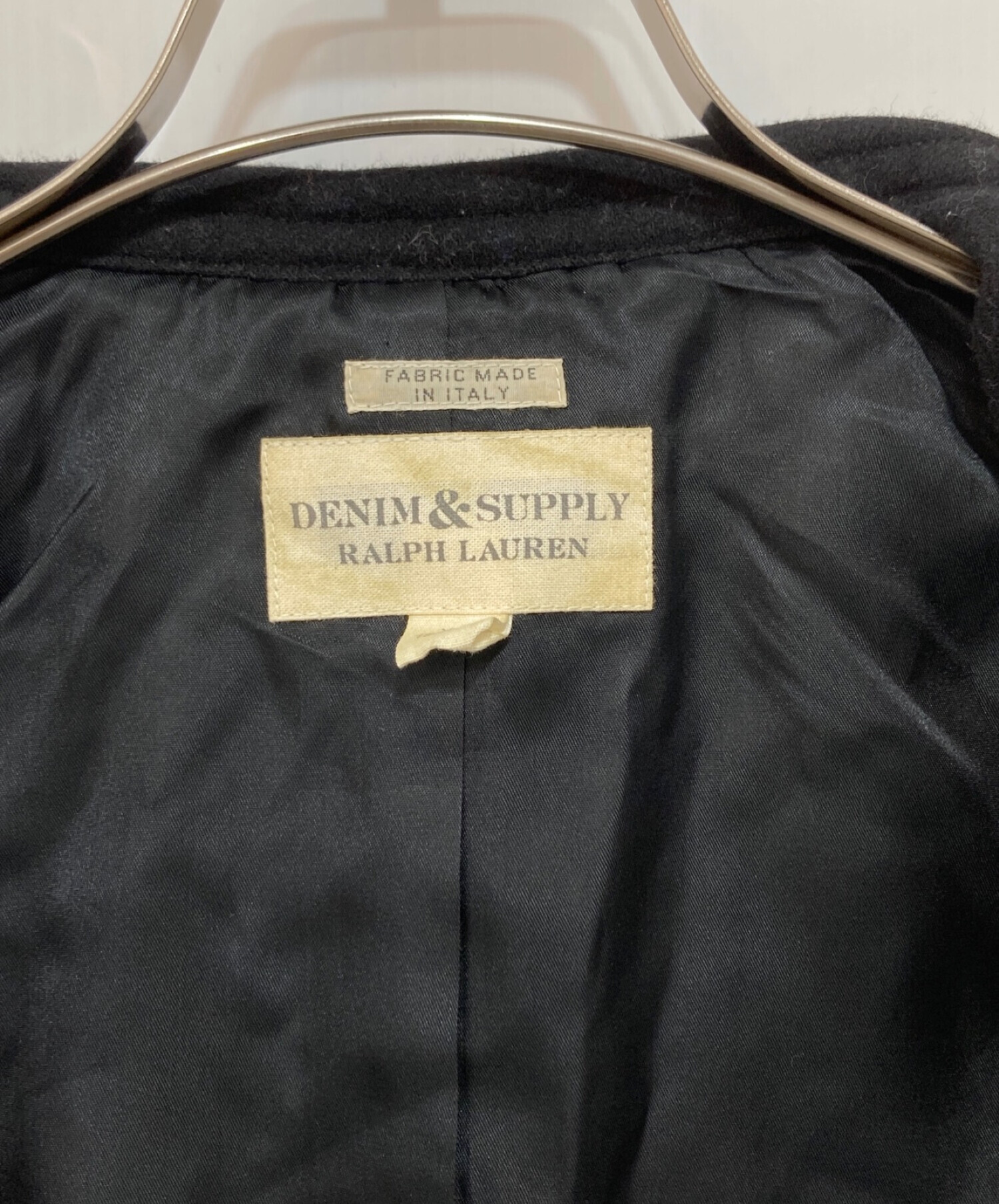 Denim & Supply Ralph Lauren (デニム＆サプライ ラルフローレン) ナポレオンコート ブラック サイズ:XS