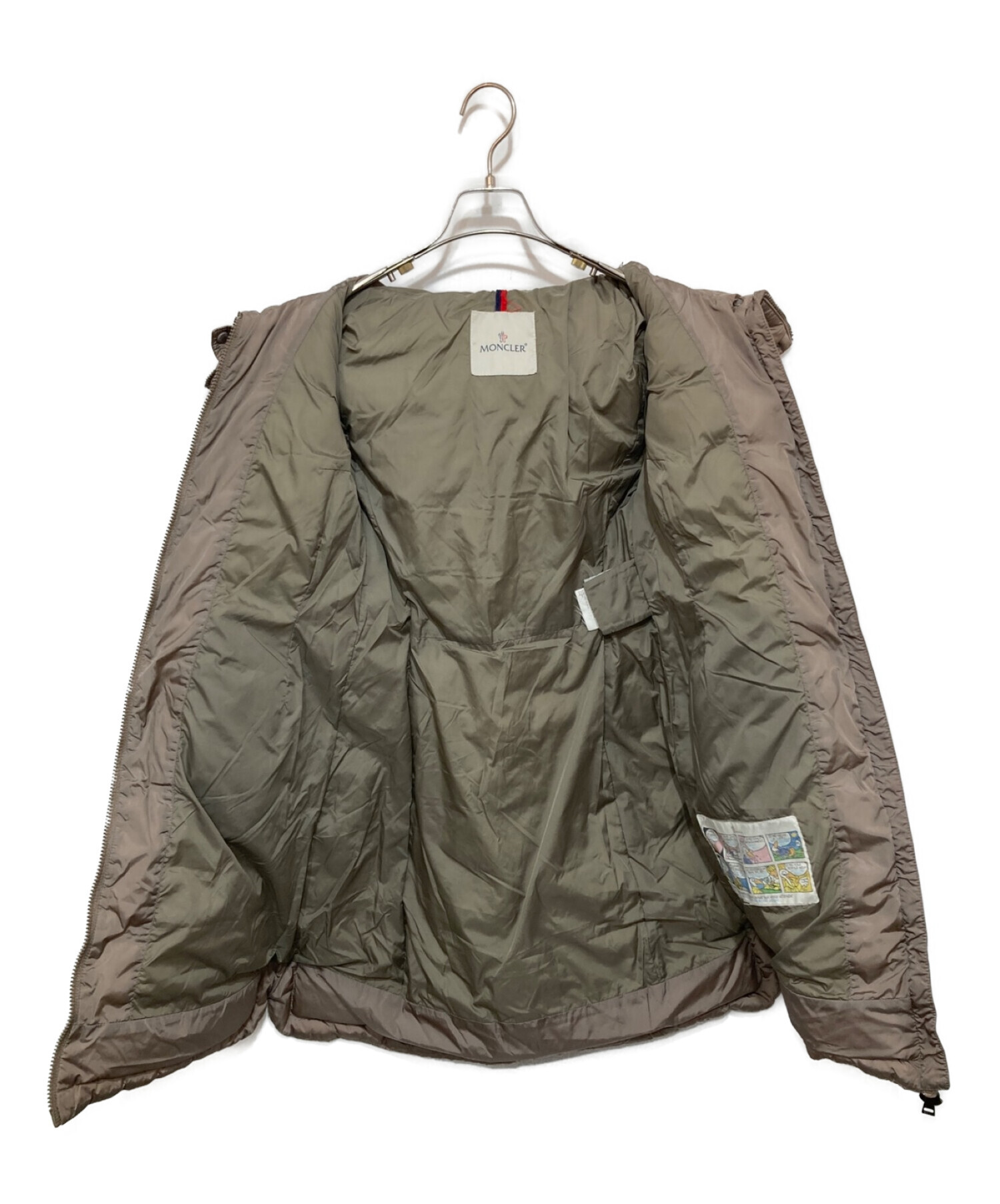 中古・古着通販】MONCLER (モンクレール) ダウンコート ベージュ