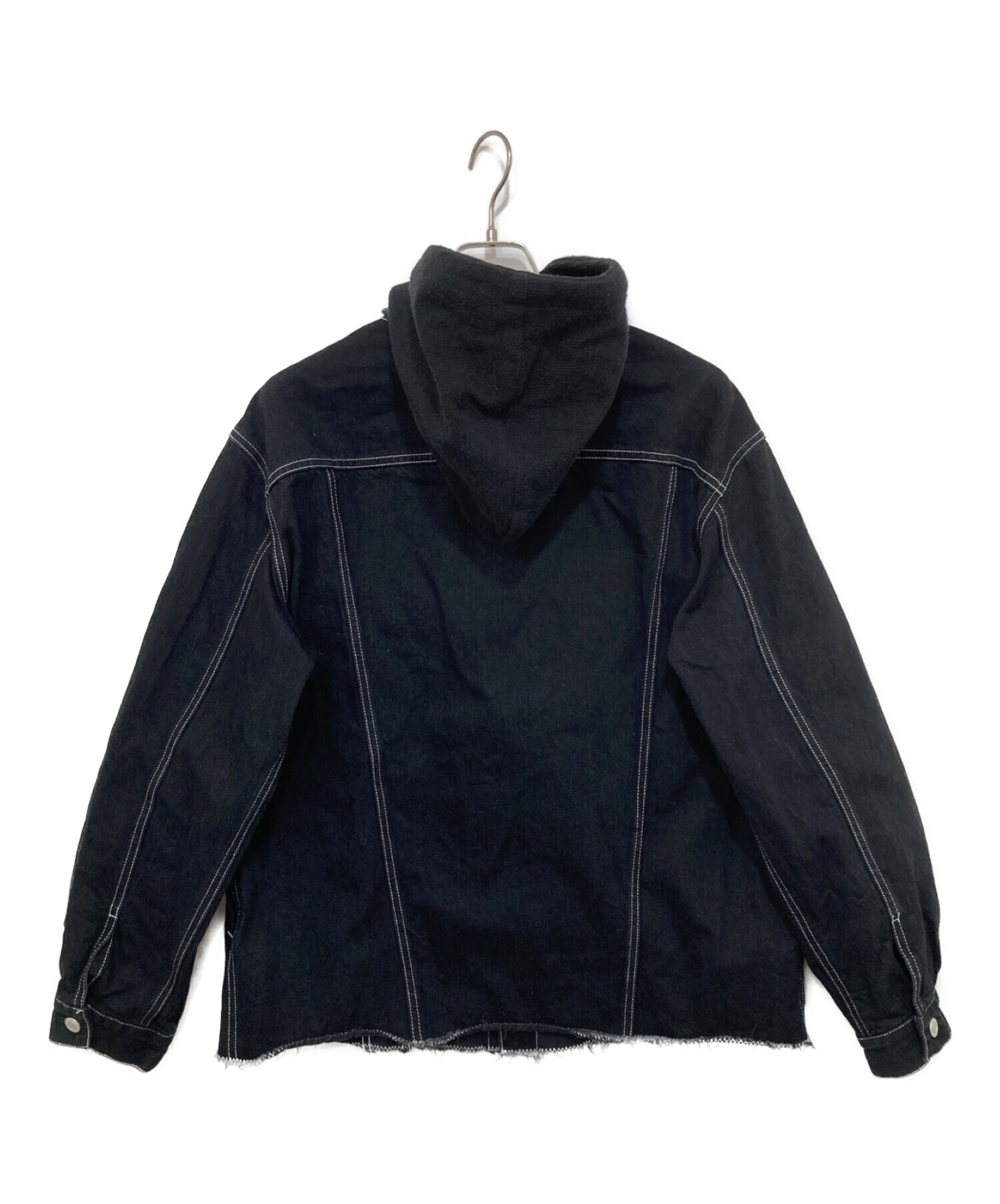 UNDERCOVER (アンダーカバー) デニムシャツジャケット ブラック サイズ:2
