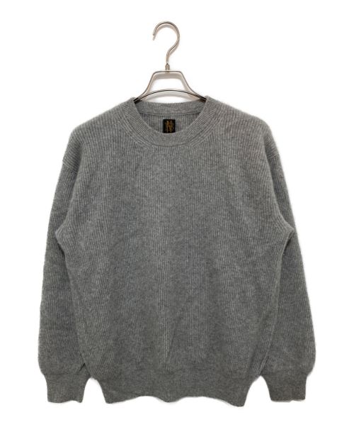 CASHMERE-FOX CREW NECK グレー サイズ:1｜ブランド・古着