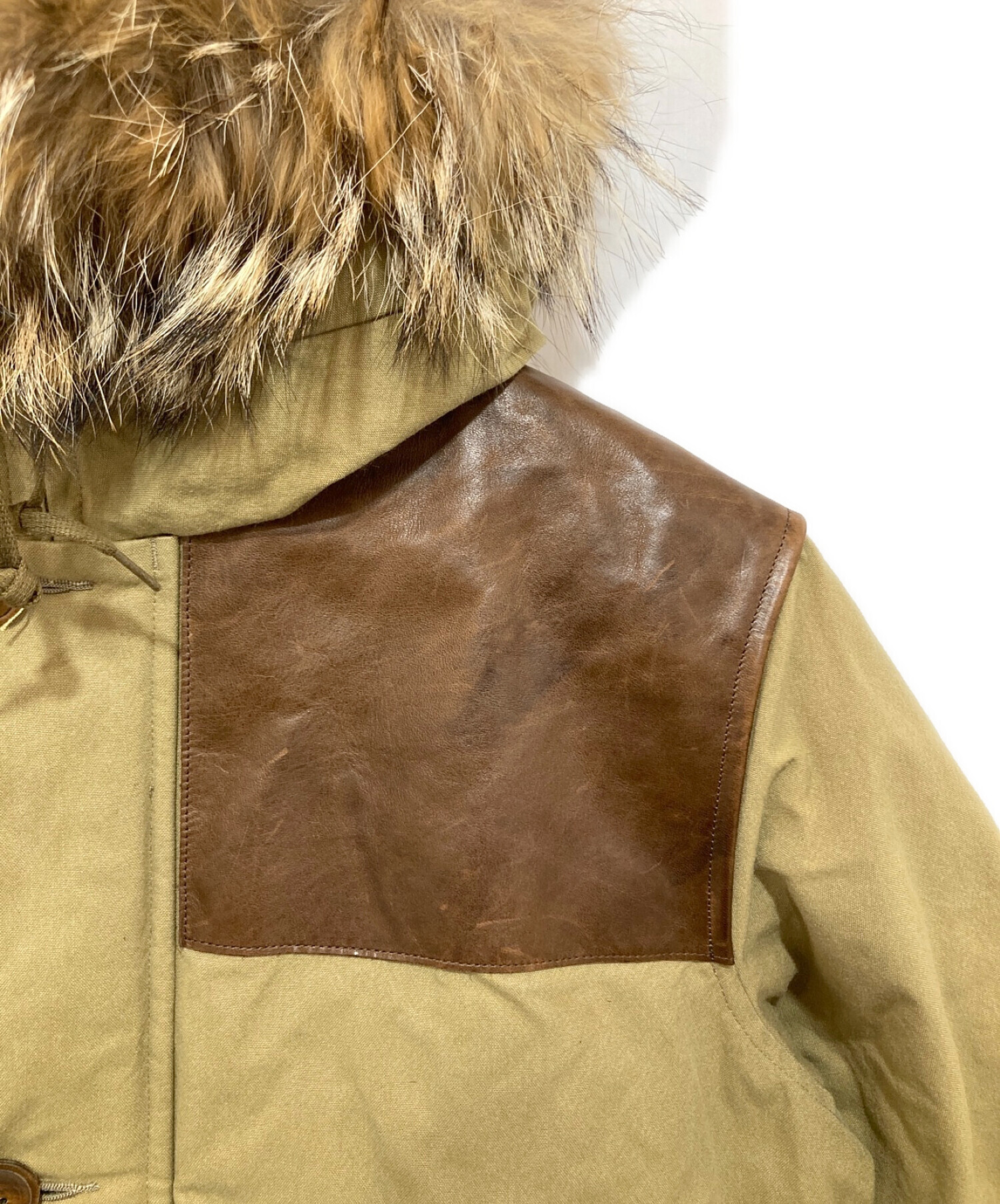 NIGEL CABOURN (ナイジェルケーボン) DONKEY DOWN JACKET /ダウンジャケット ベージュ サイズ:46